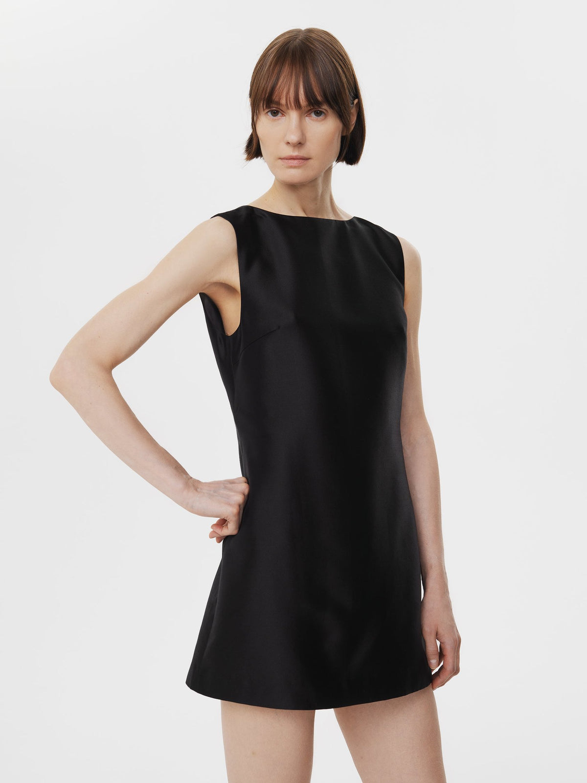 Shell Dress in Black