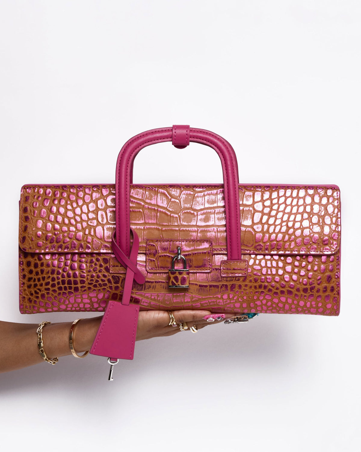 COMING SOON: Limited Edition Ombre Pink Gold New York Clutch