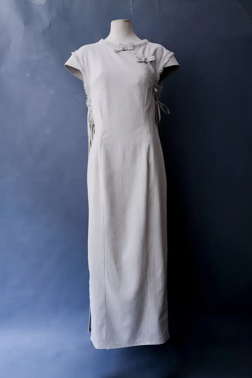 Linen Qipao Dress