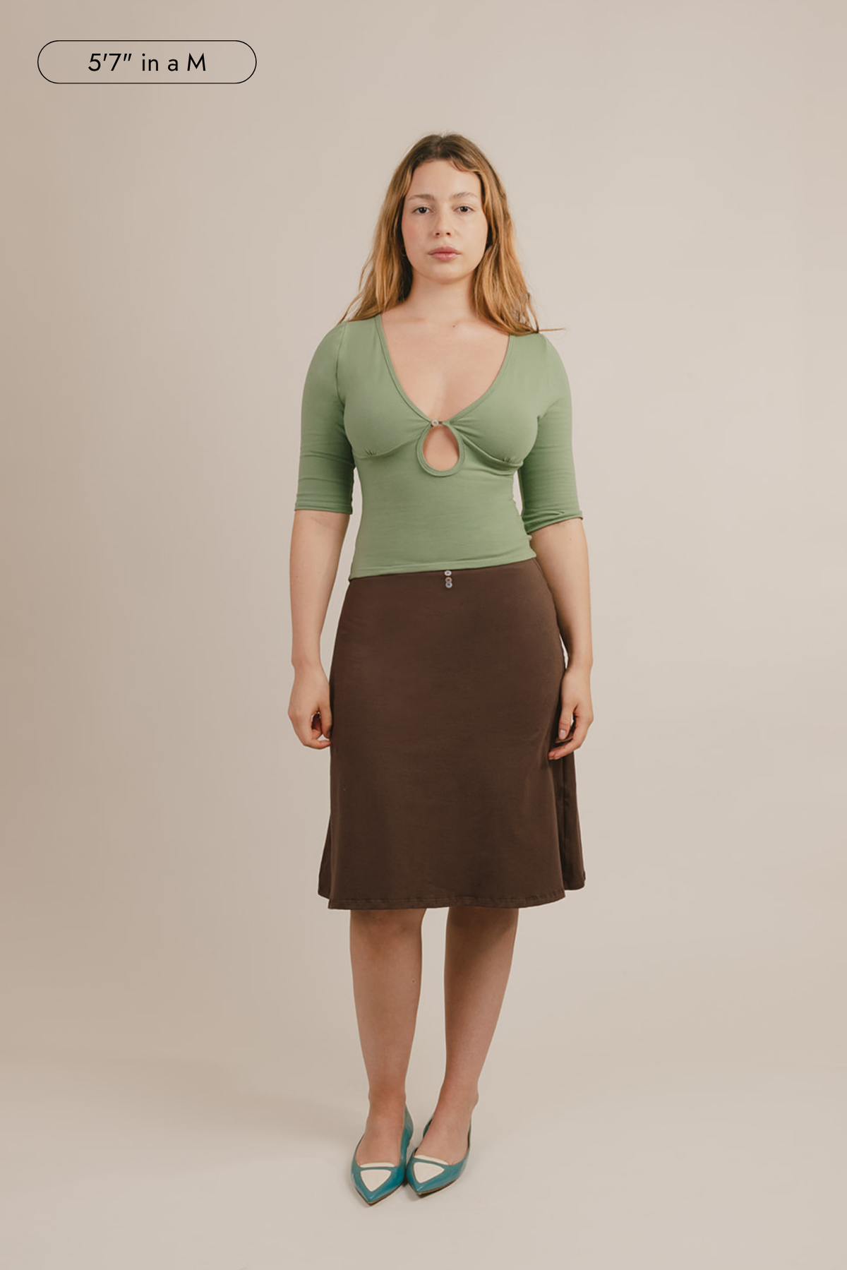 Alma Keyhole Top