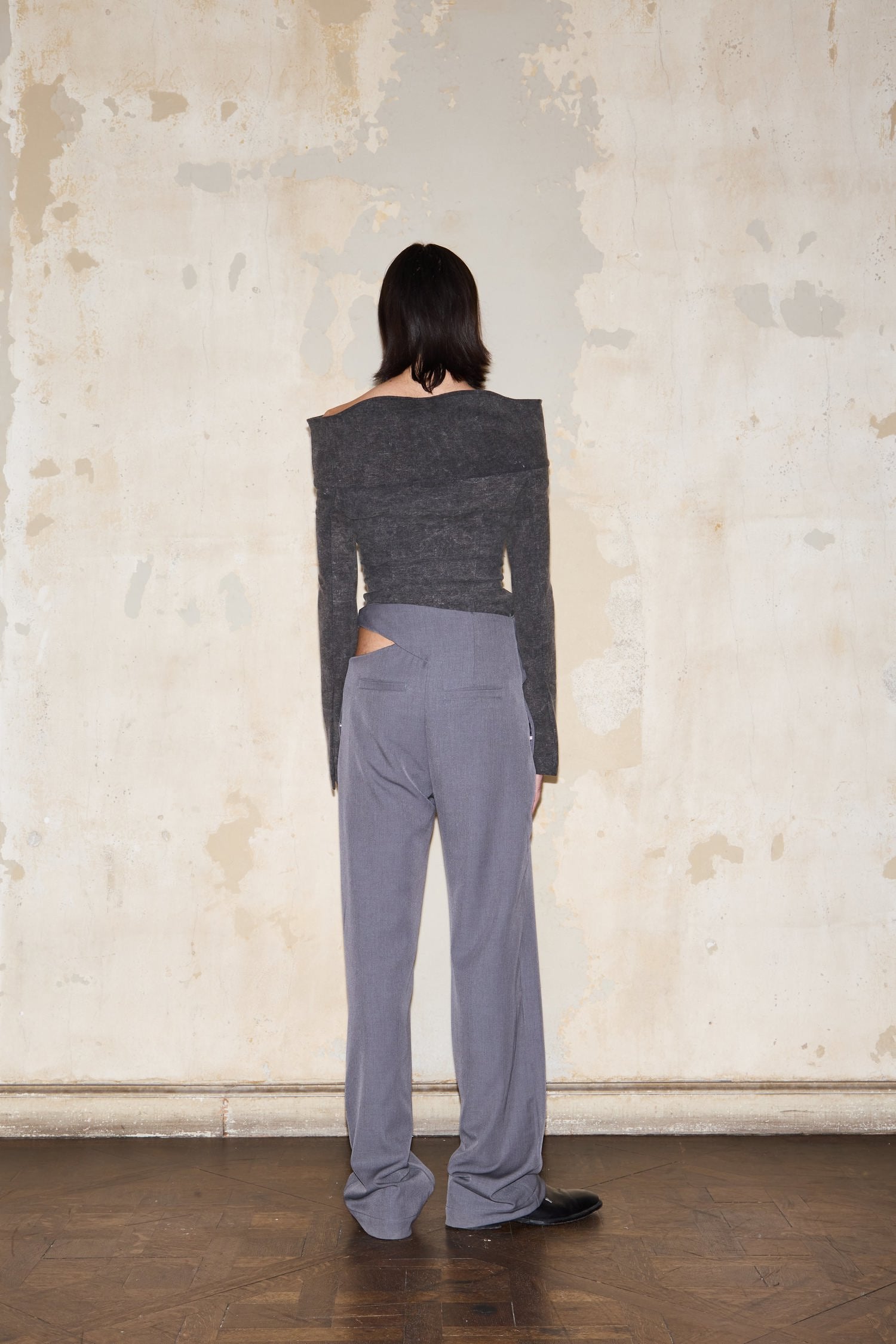 TRIUNVIRATO TOP DENIM BLACK