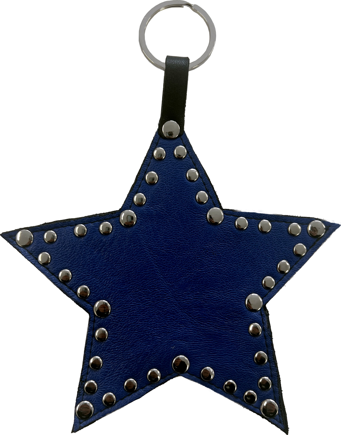 LEATHER STUD STAR CHARM