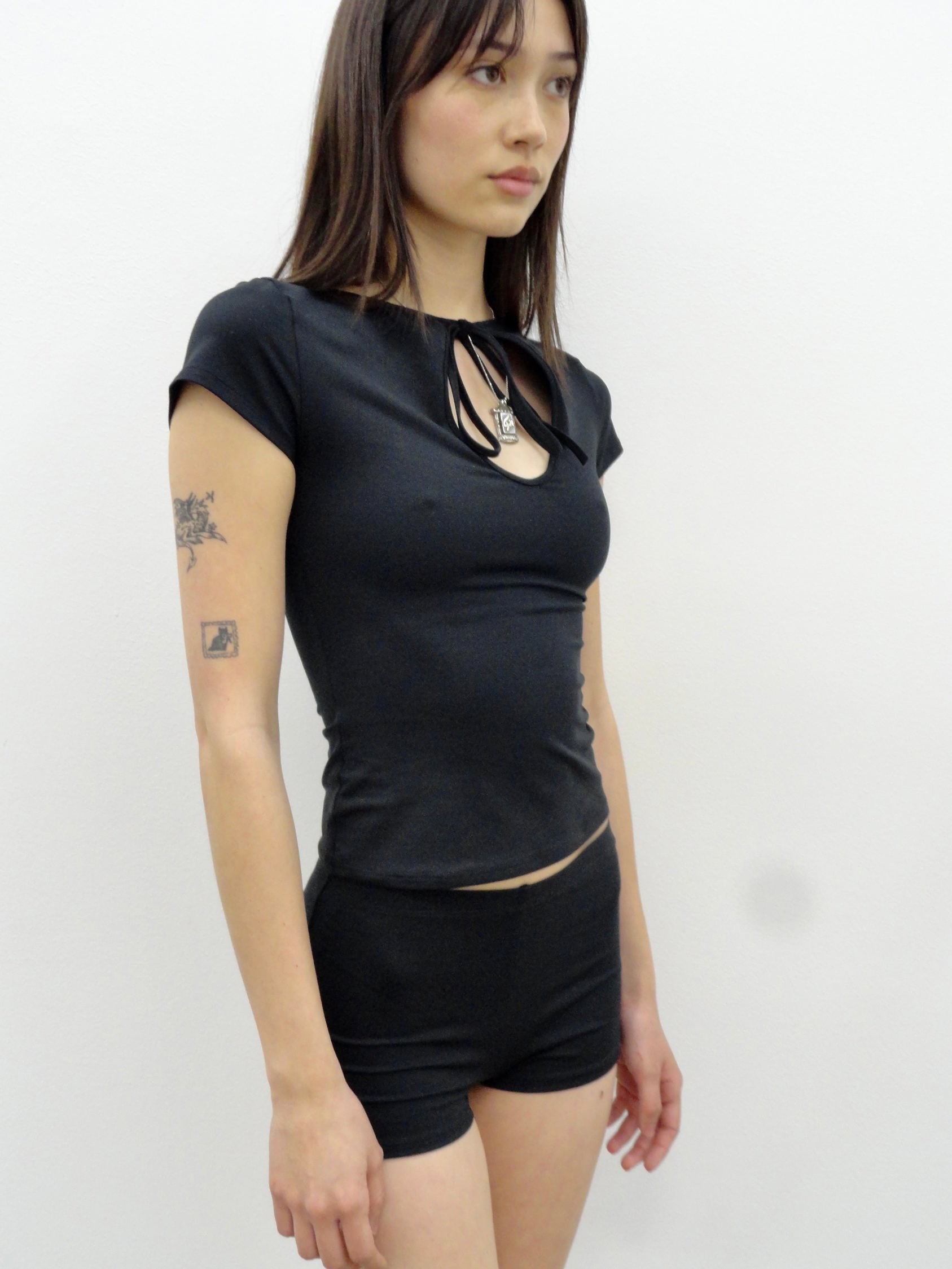 Cleo Hot Shorts in Midnight