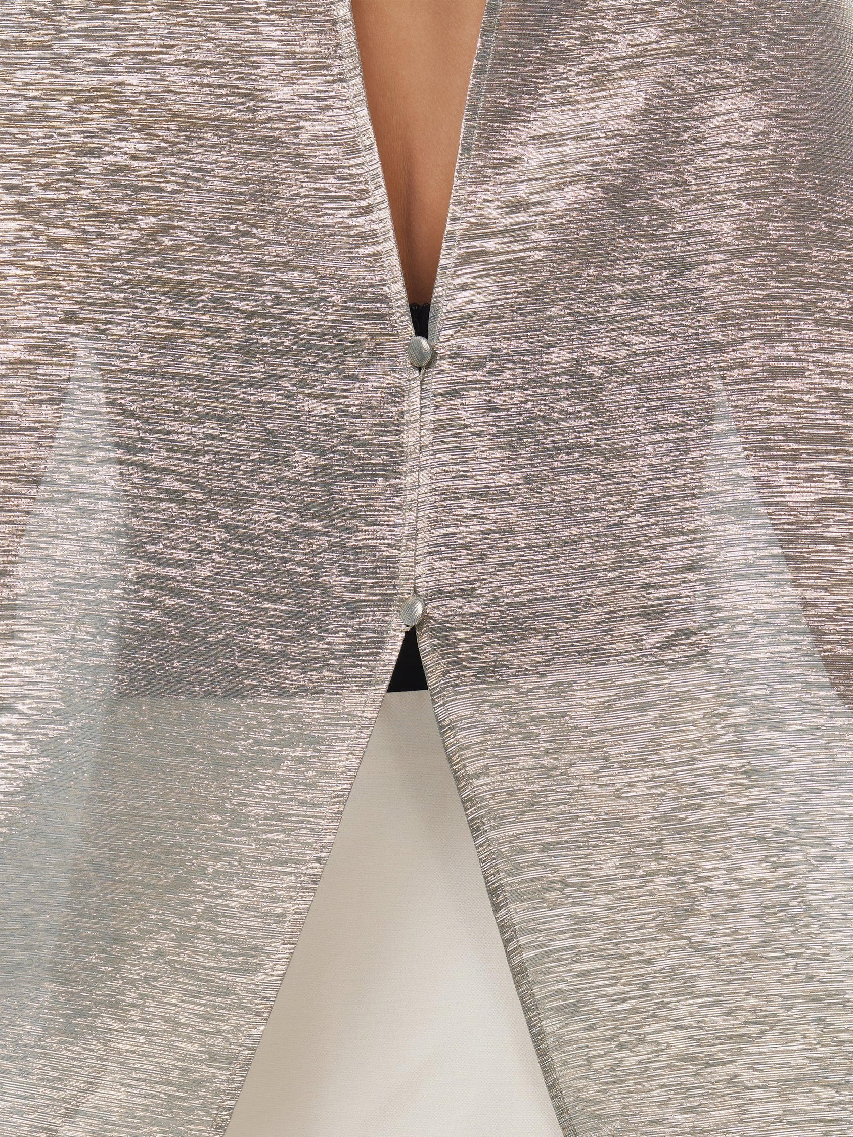 The Aurora Cape in Metalic