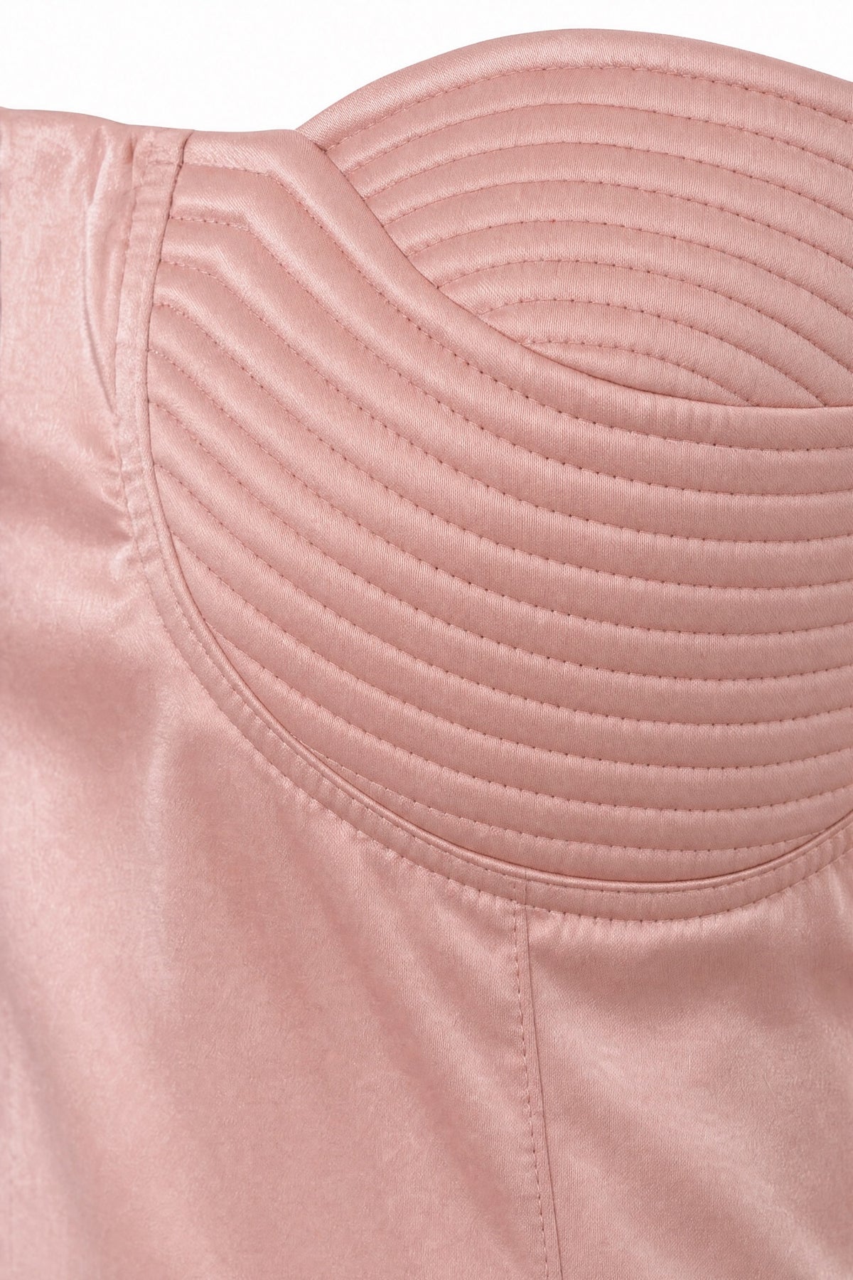 Shantung bustier