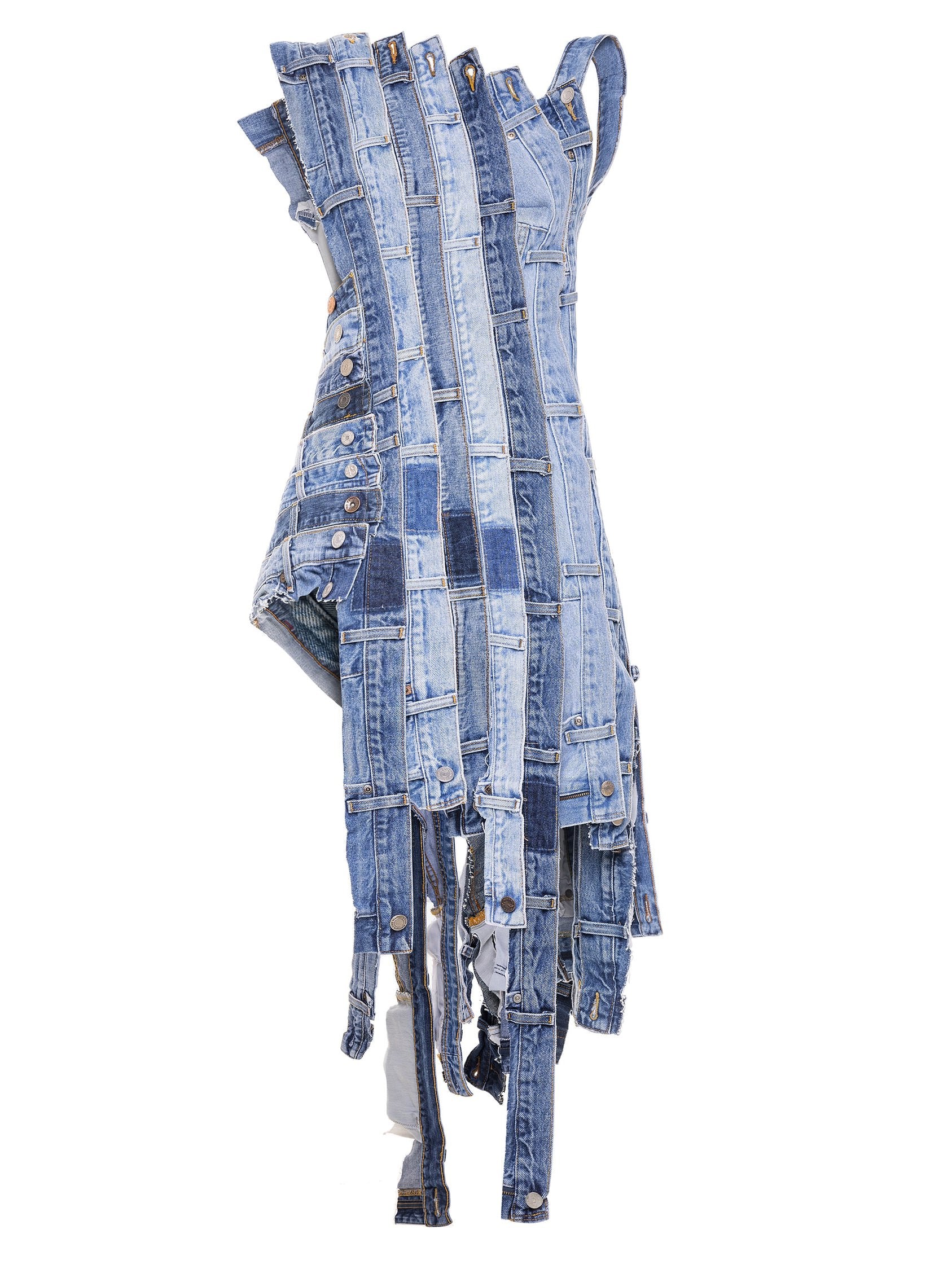 RECYCLED DNM OCEAN DRESS