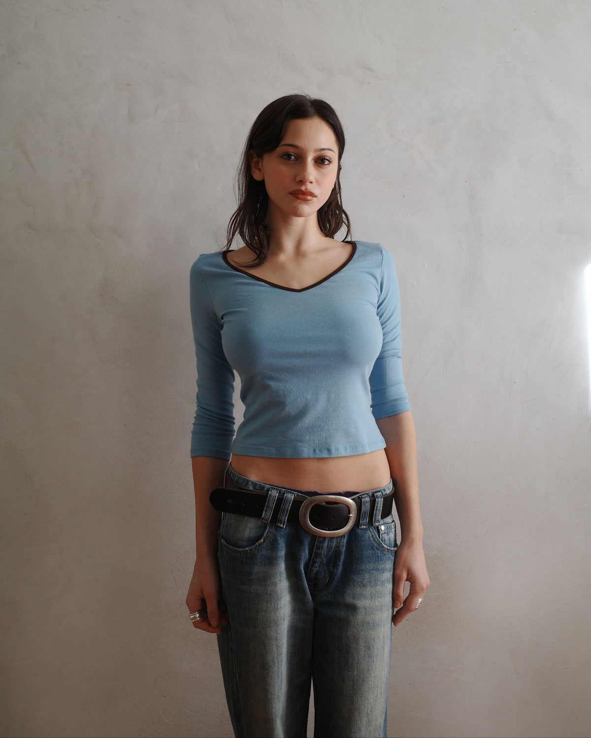 DAISY top - blue