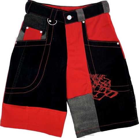 CHAIN EMBROIDERED SHORTS - MULTIPLE COLORS