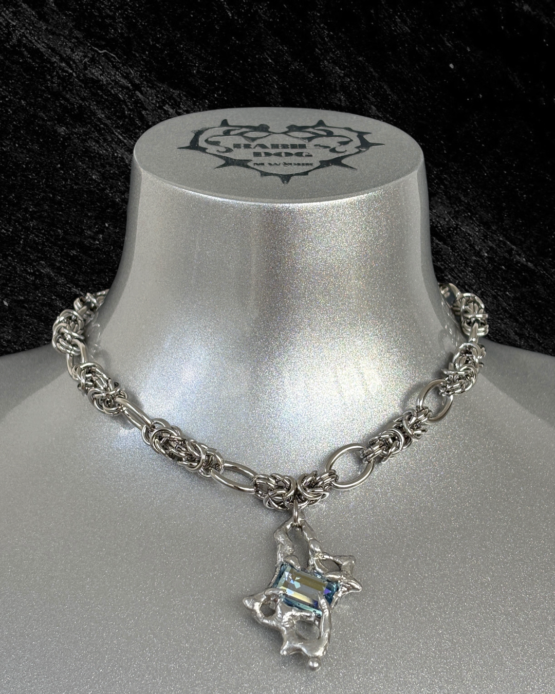 Shooting Stars Necklace (Blue)