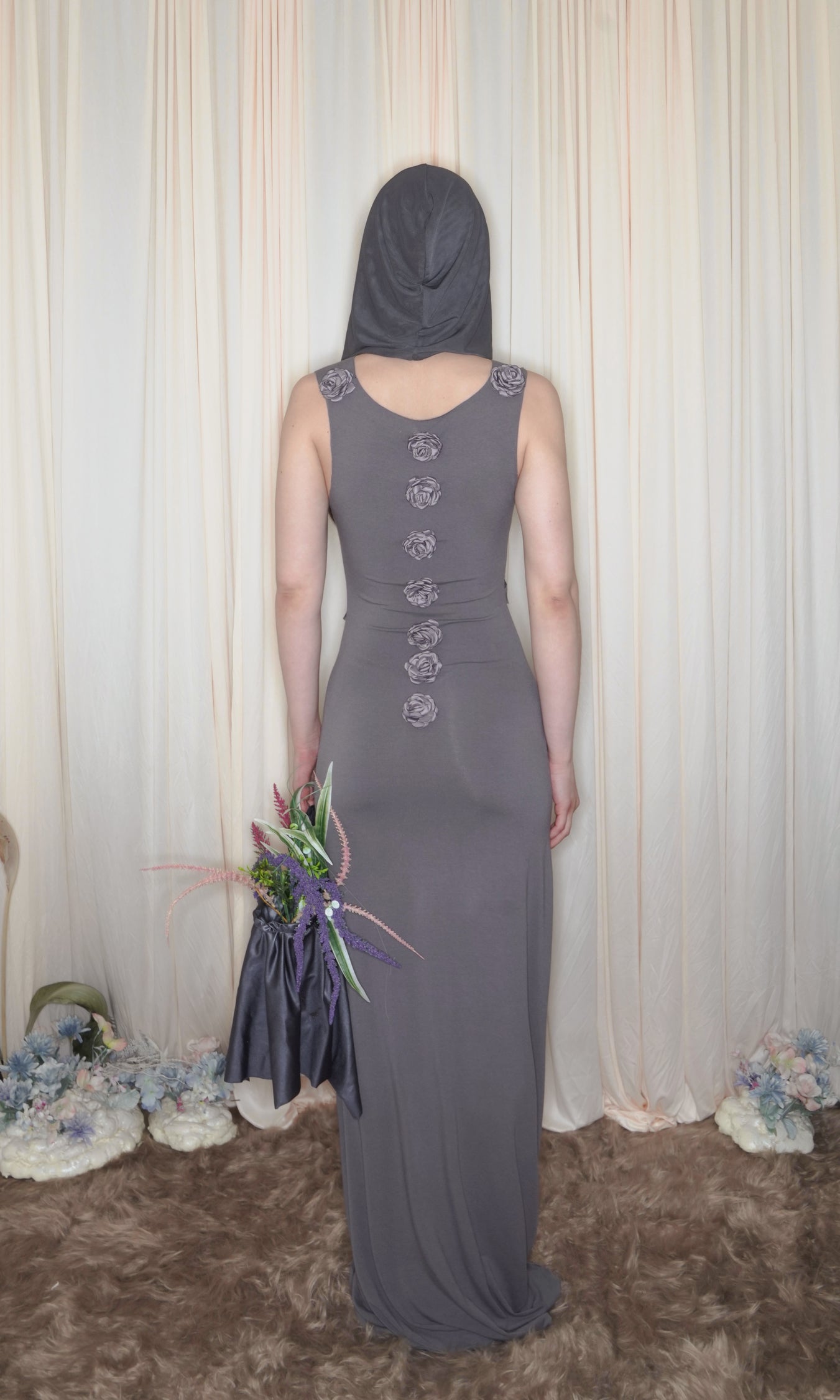 HECATE FLORAL SPINE DRESS
