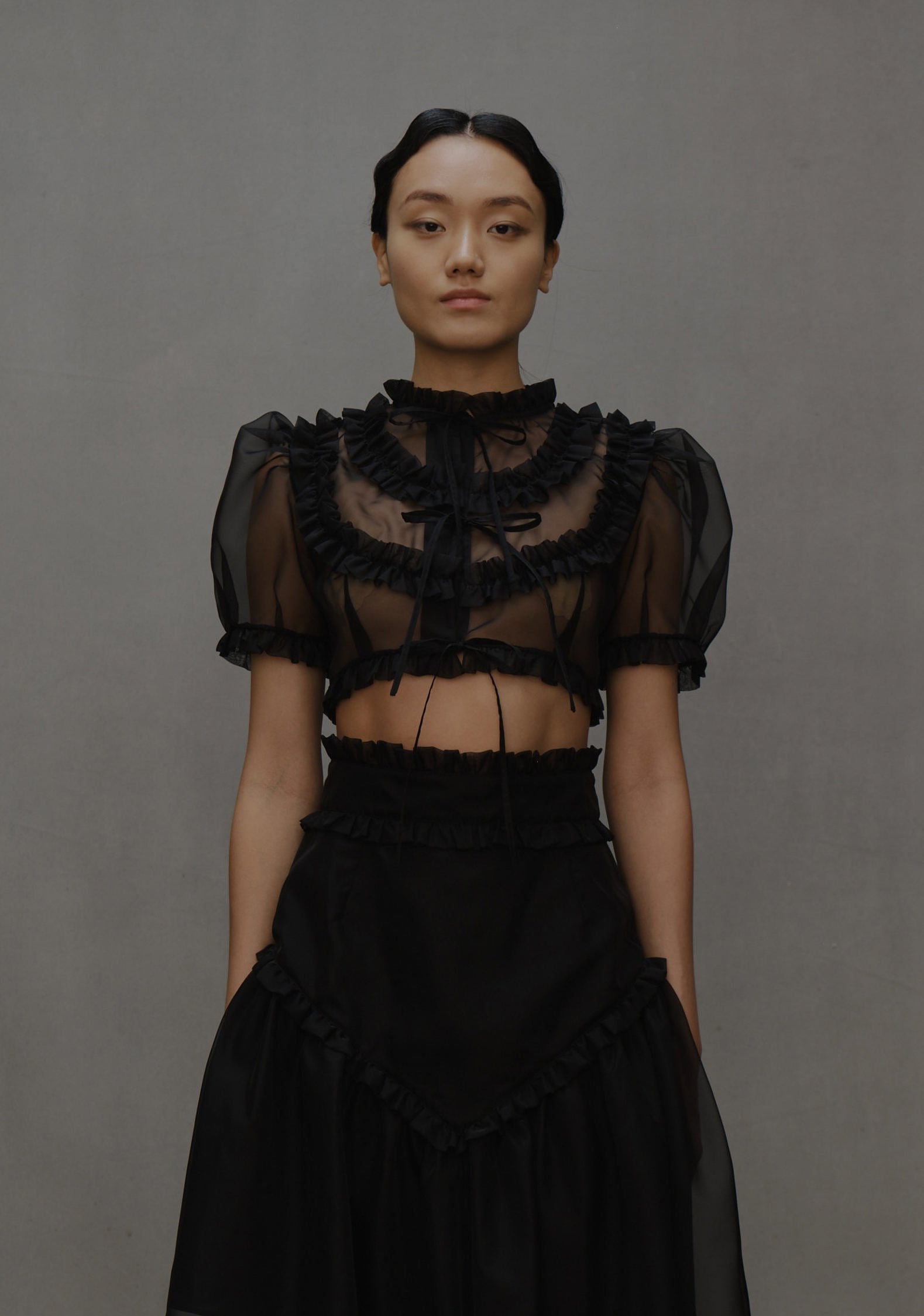 VASILISSA TOP IN ORGANZA