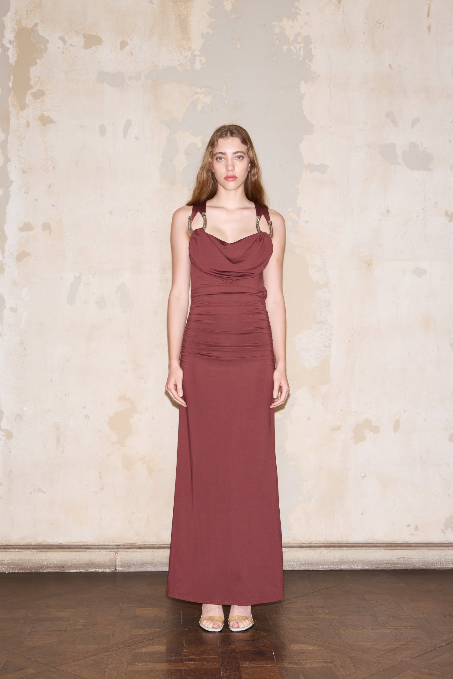 IBERA DRESS CHOCOLATE