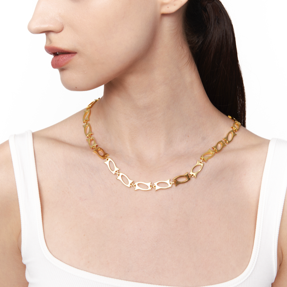 Pioneer|Blade Segment Necklace