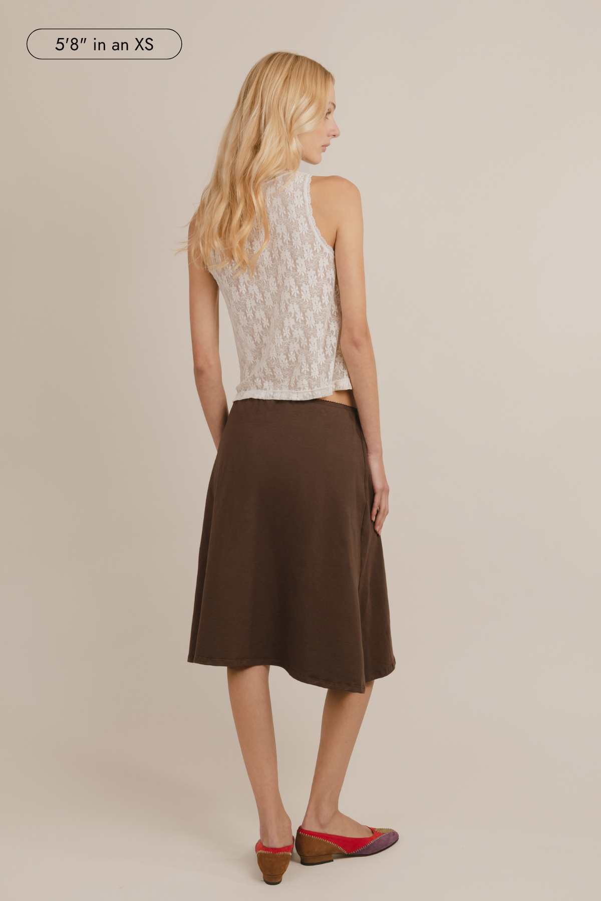 Fleur Lace Keyhole Top