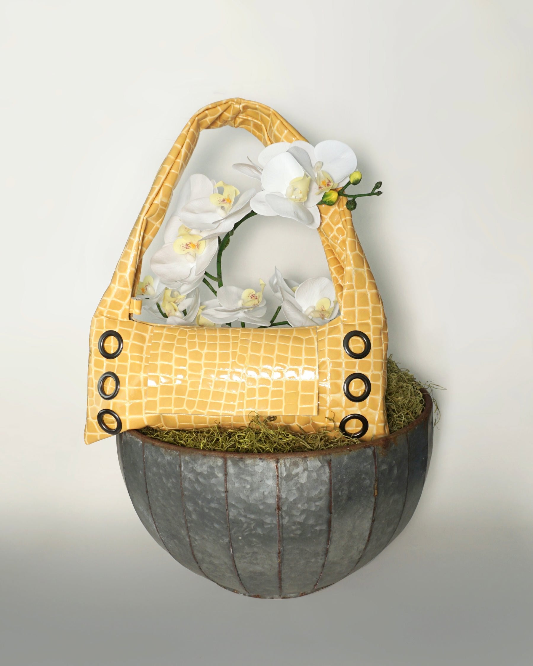 La Grommette Bag - Croc Dorado