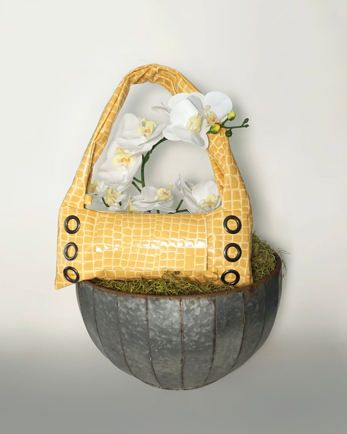 La Grommette Bag - Croc Dorado