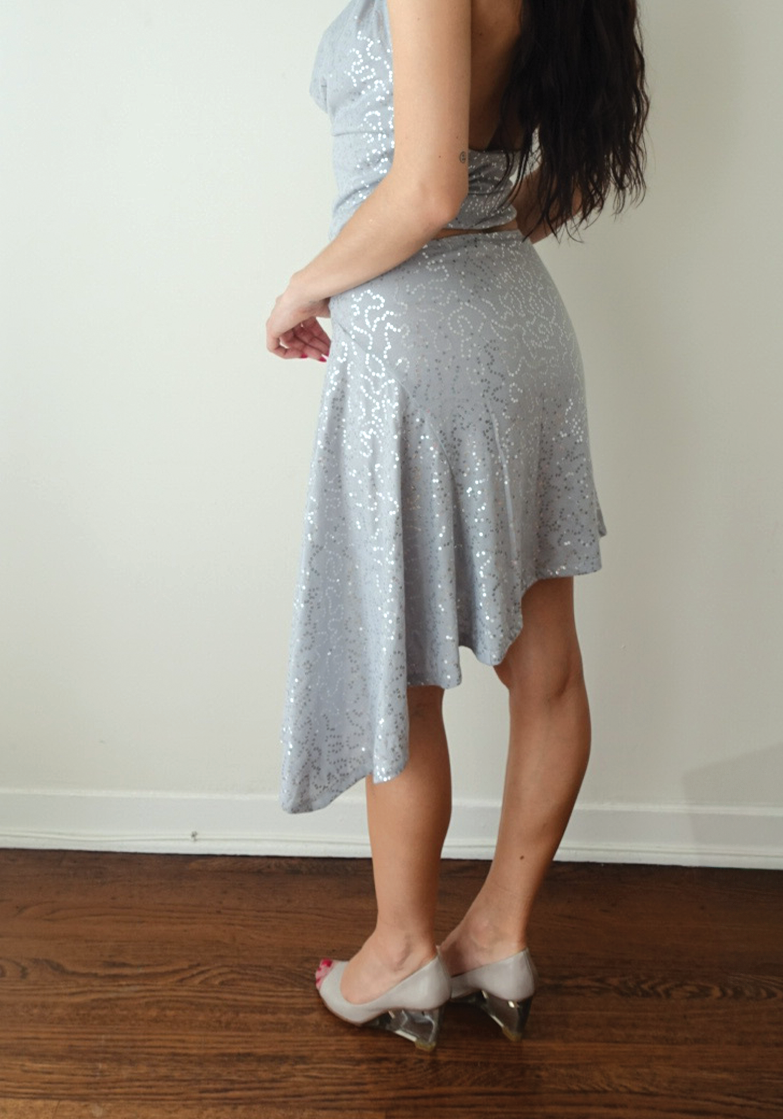 Demeter Midi Skirt in Moonlight