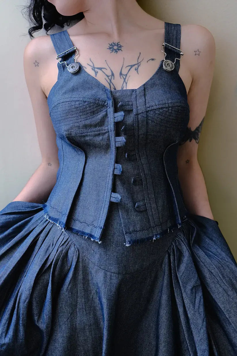 Bluish Work Bra