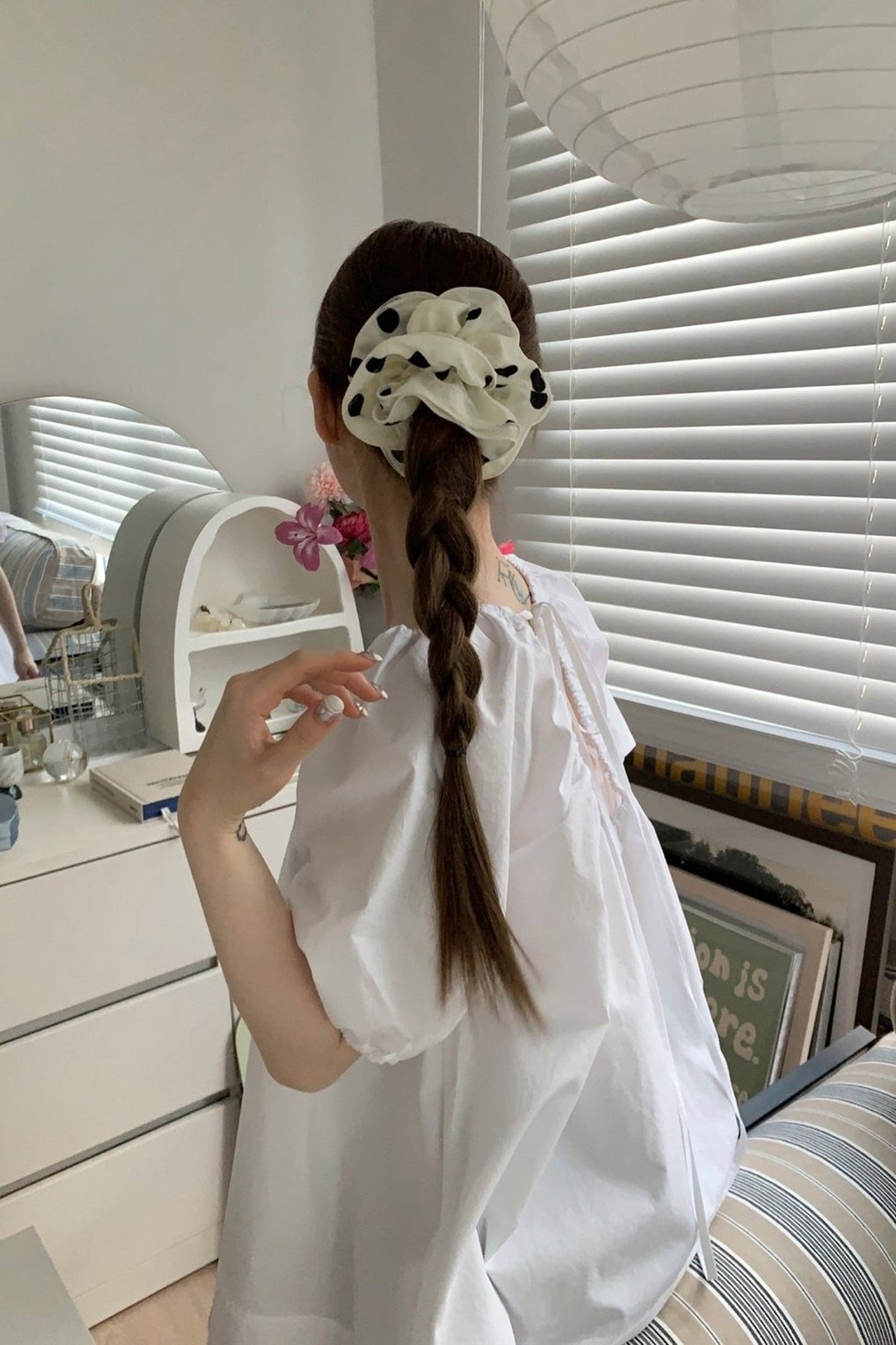 Polka Dots Scrunchie