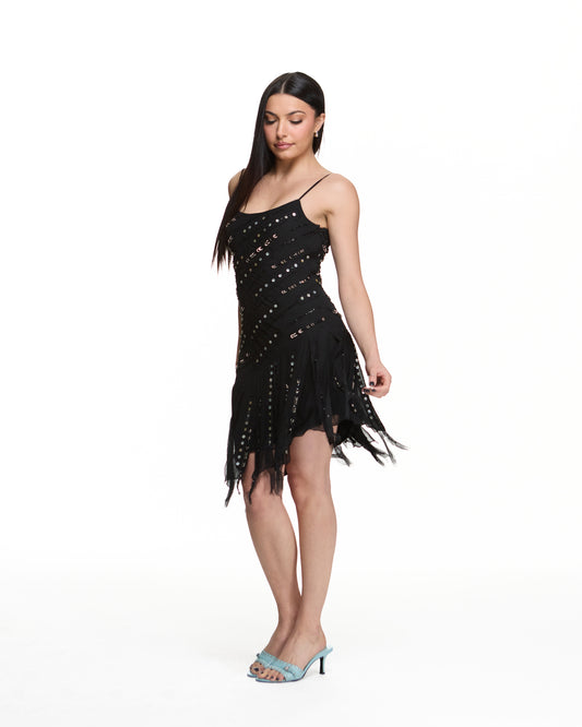Silk Fringe Dress