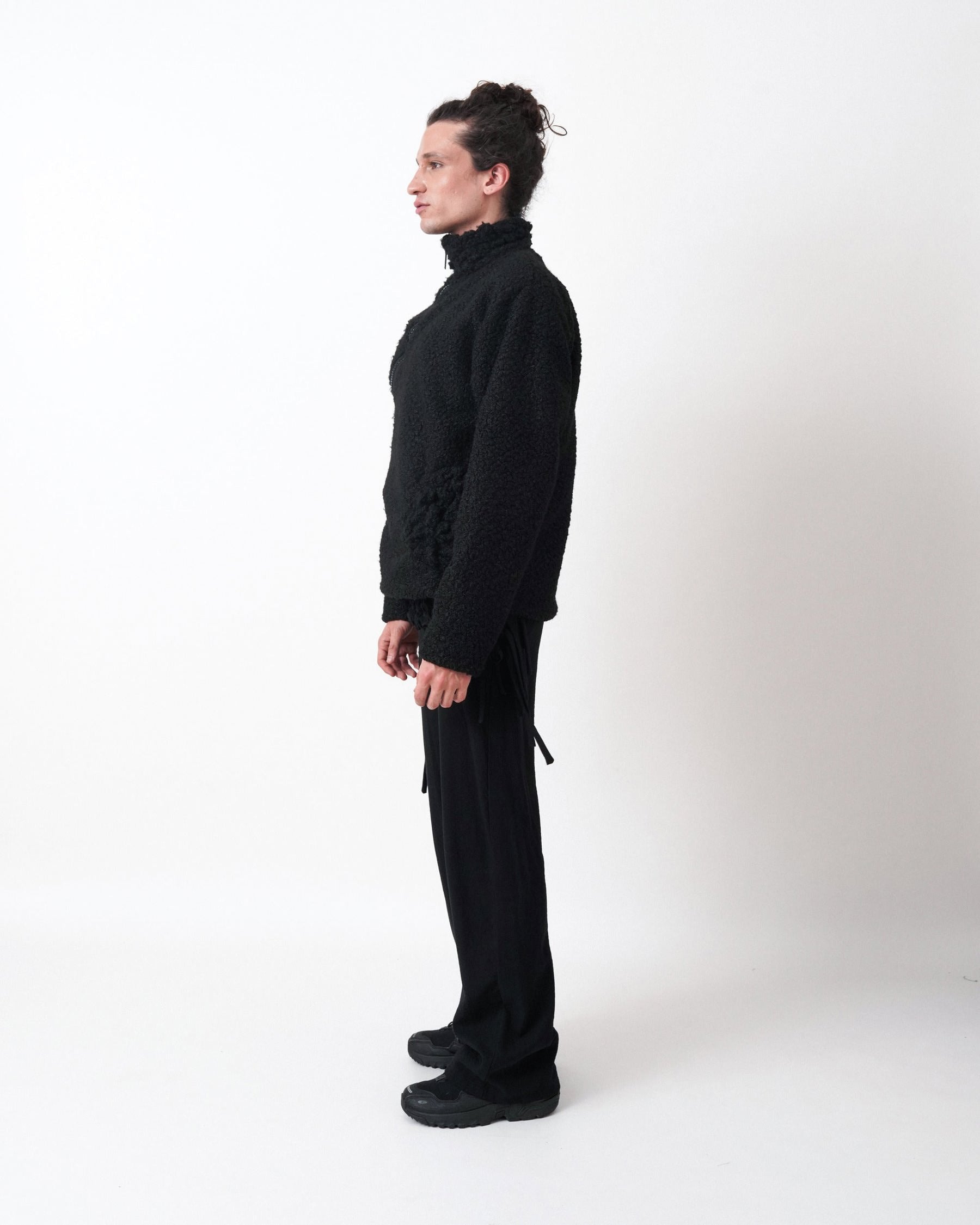 planet jacket in bouclé