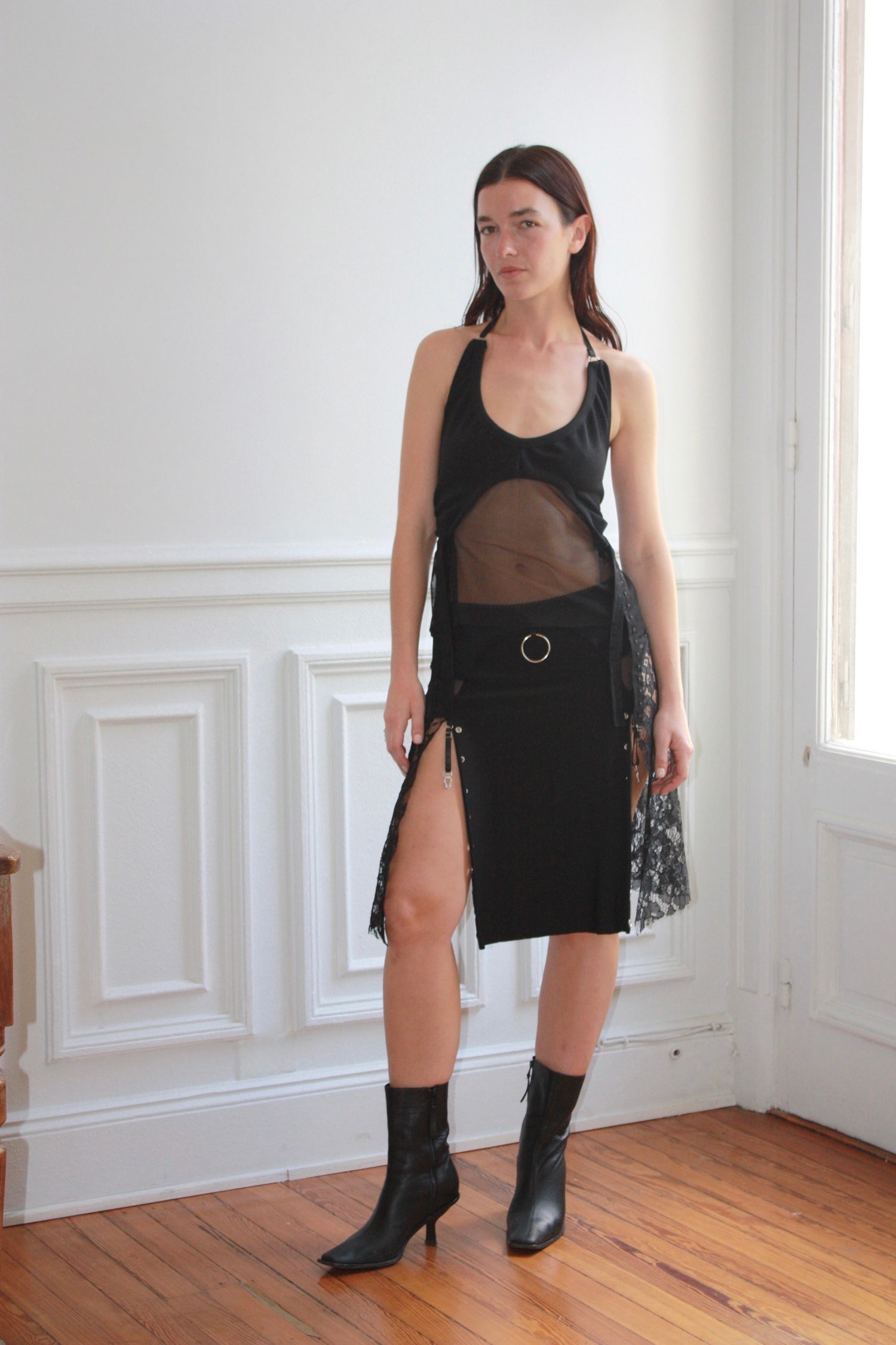 NUDARETE 009 - Harness mesh top