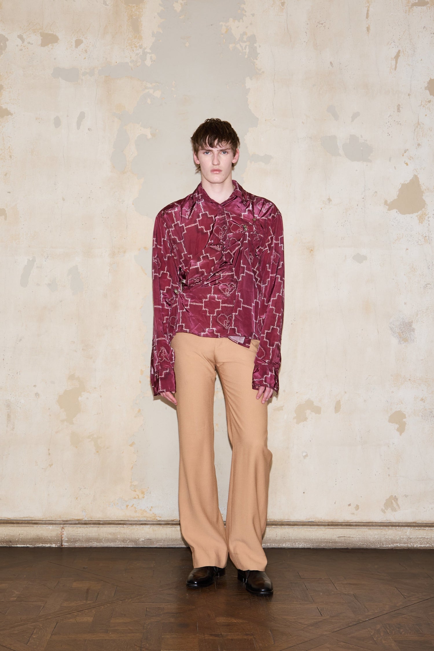 SARAVIA SHIRT PRINT RED