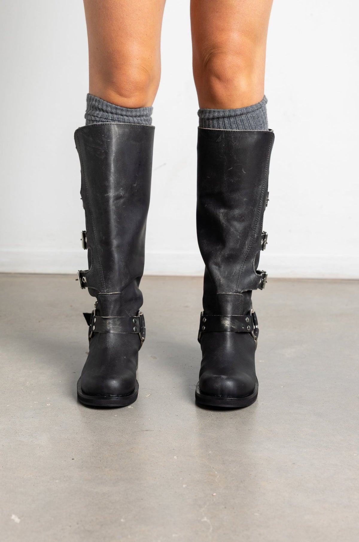 Tati Black Leather