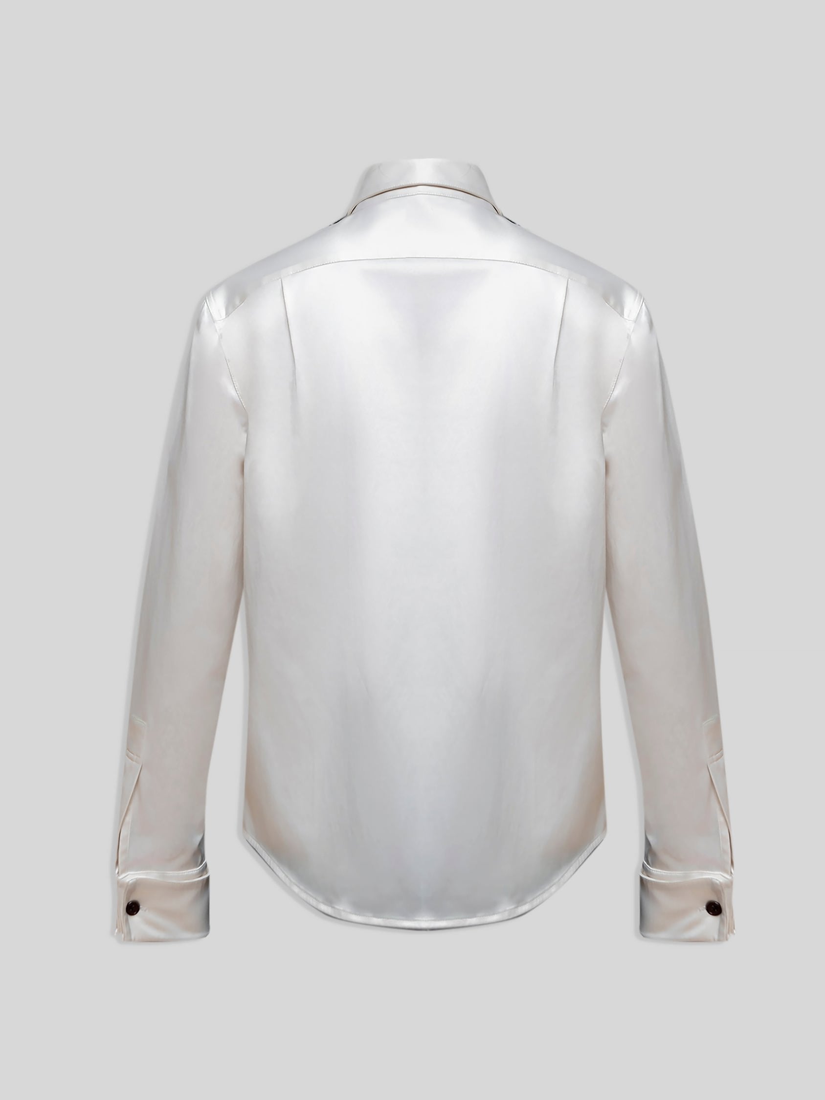 Sateen Asymmetric Shirt