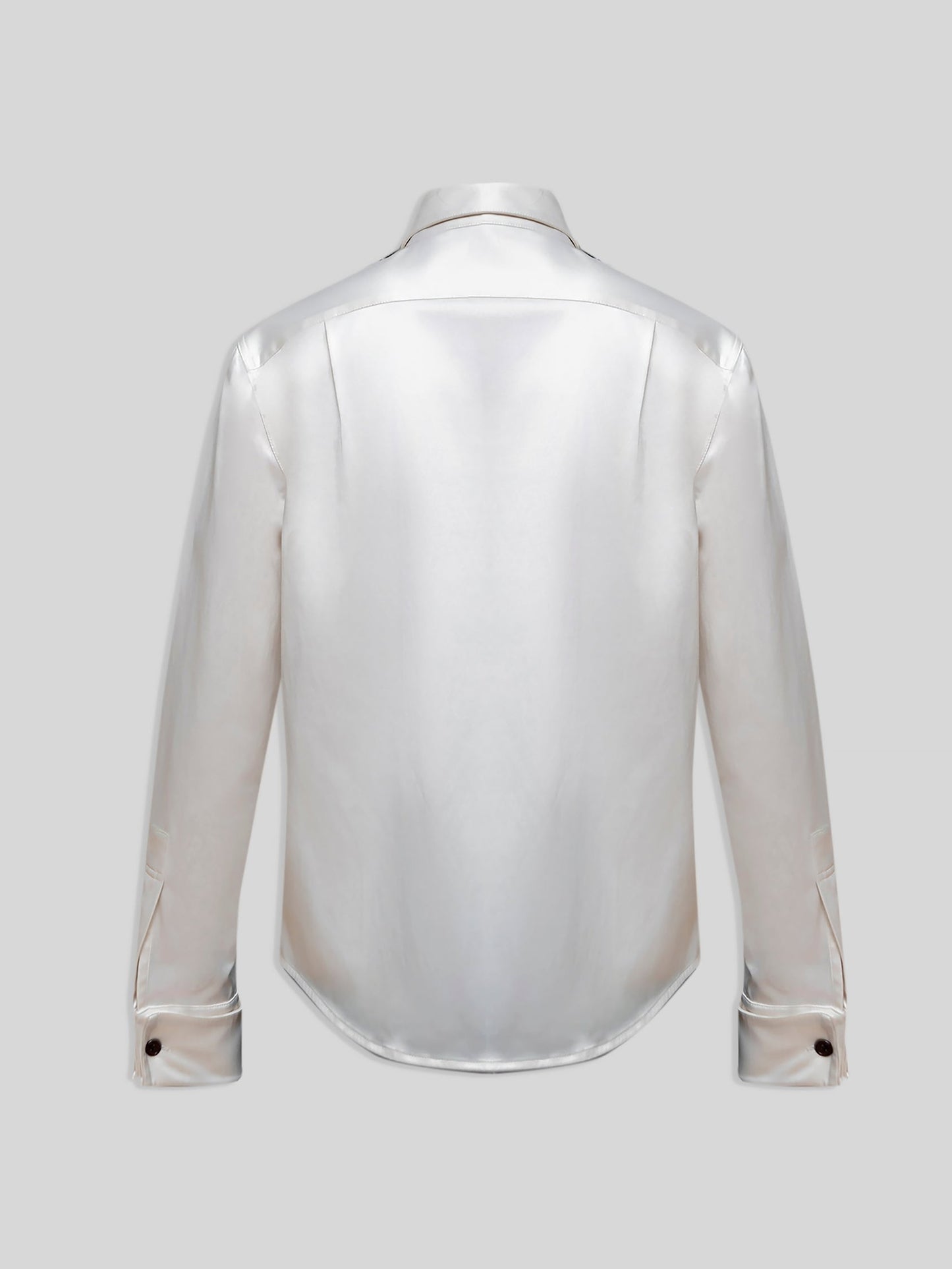 Sateen Asymmetric Shirt