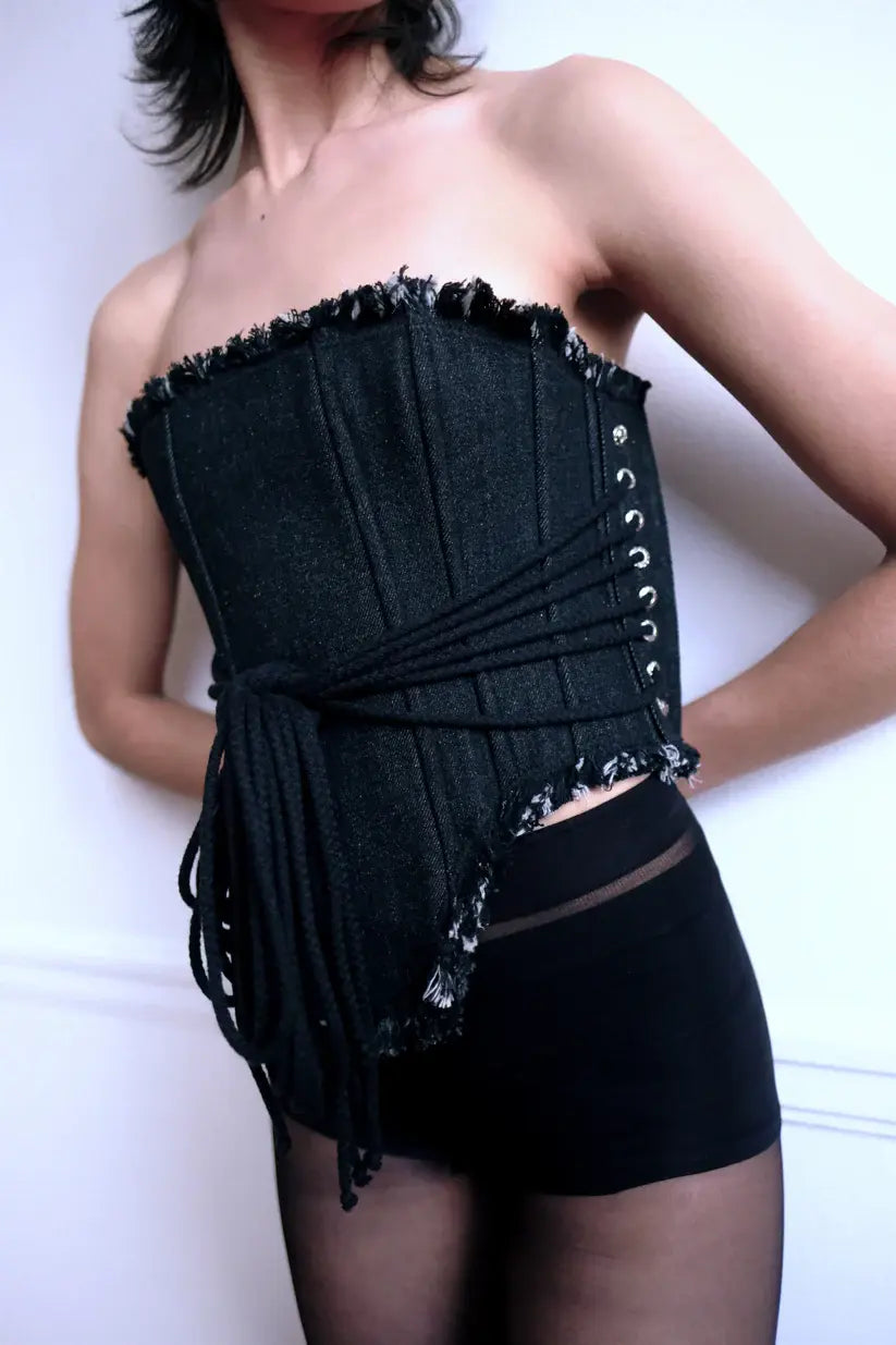 Salt and Pepper Corset