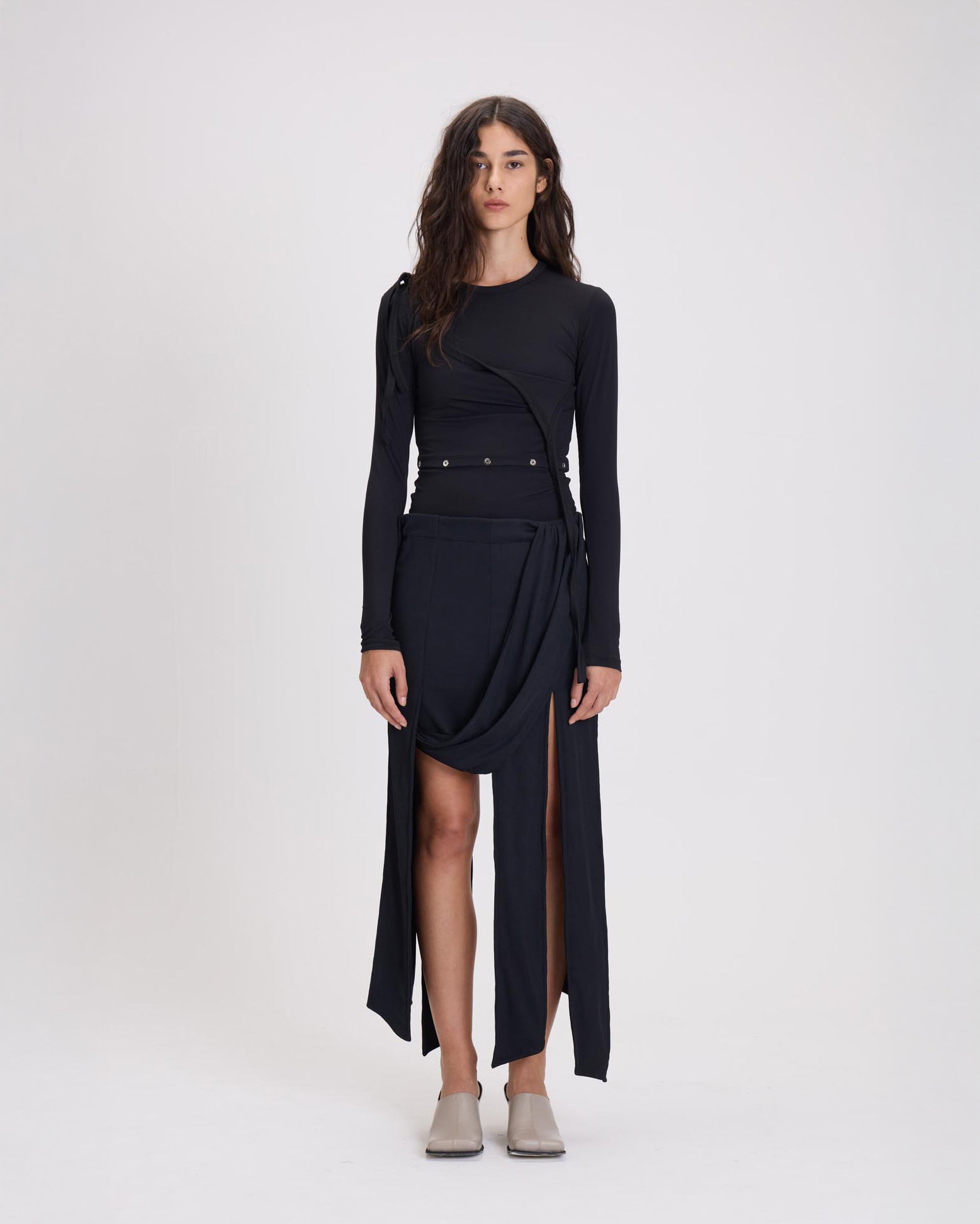CARBONO black skirt