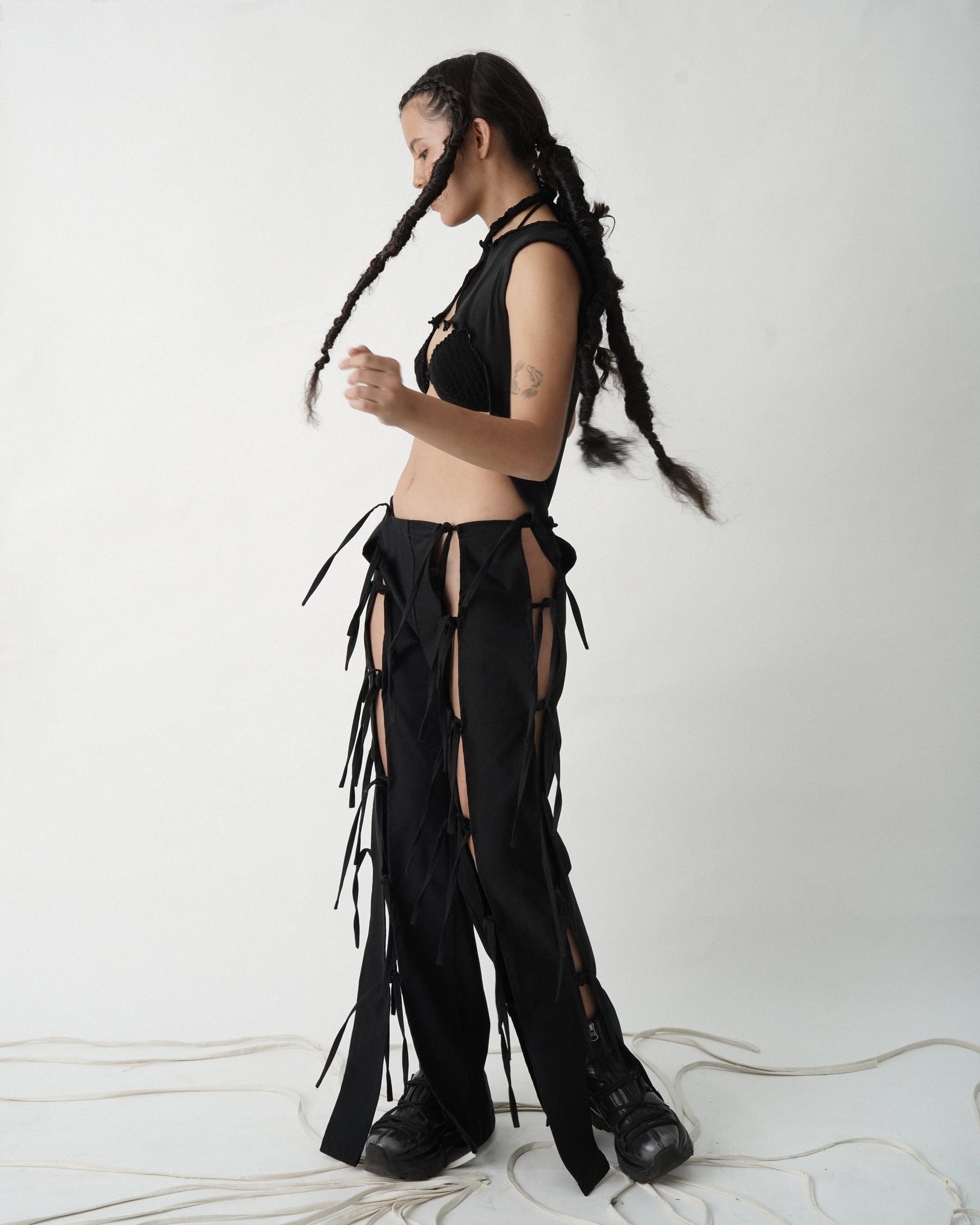 straps, knots and secrets pants