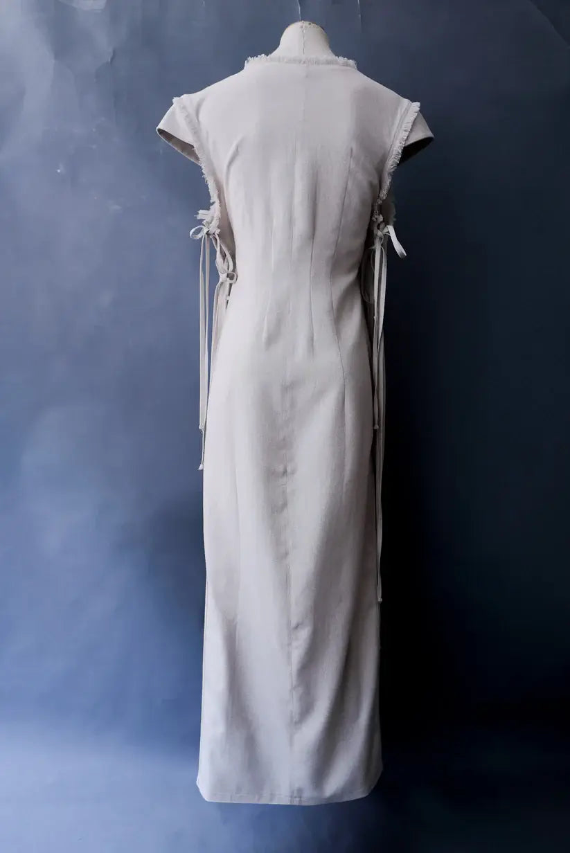 Linen Qipao Dress