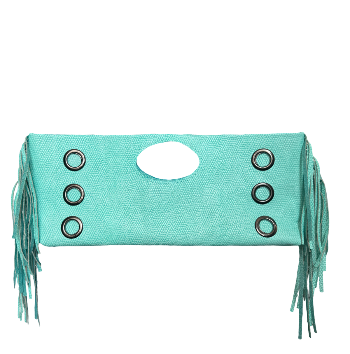 La Grommette Clutch - Aqua