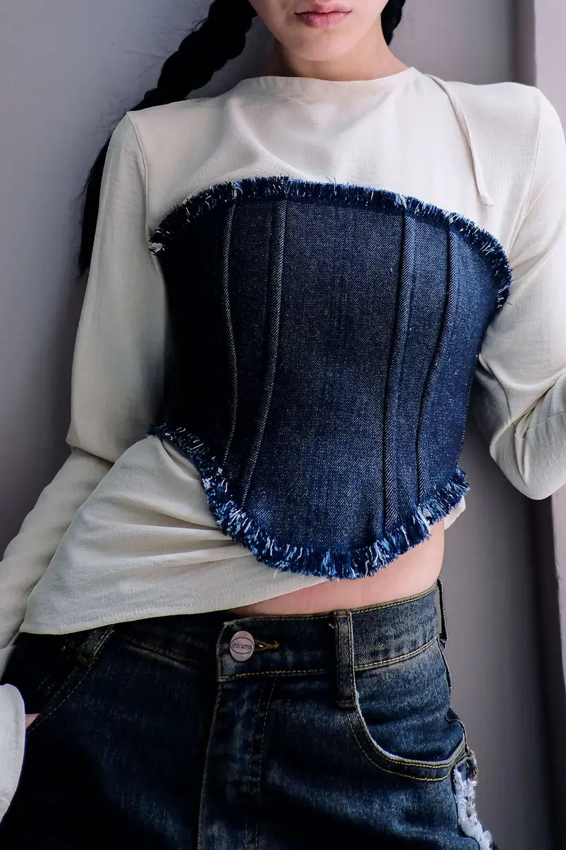 Basic Denim Corset