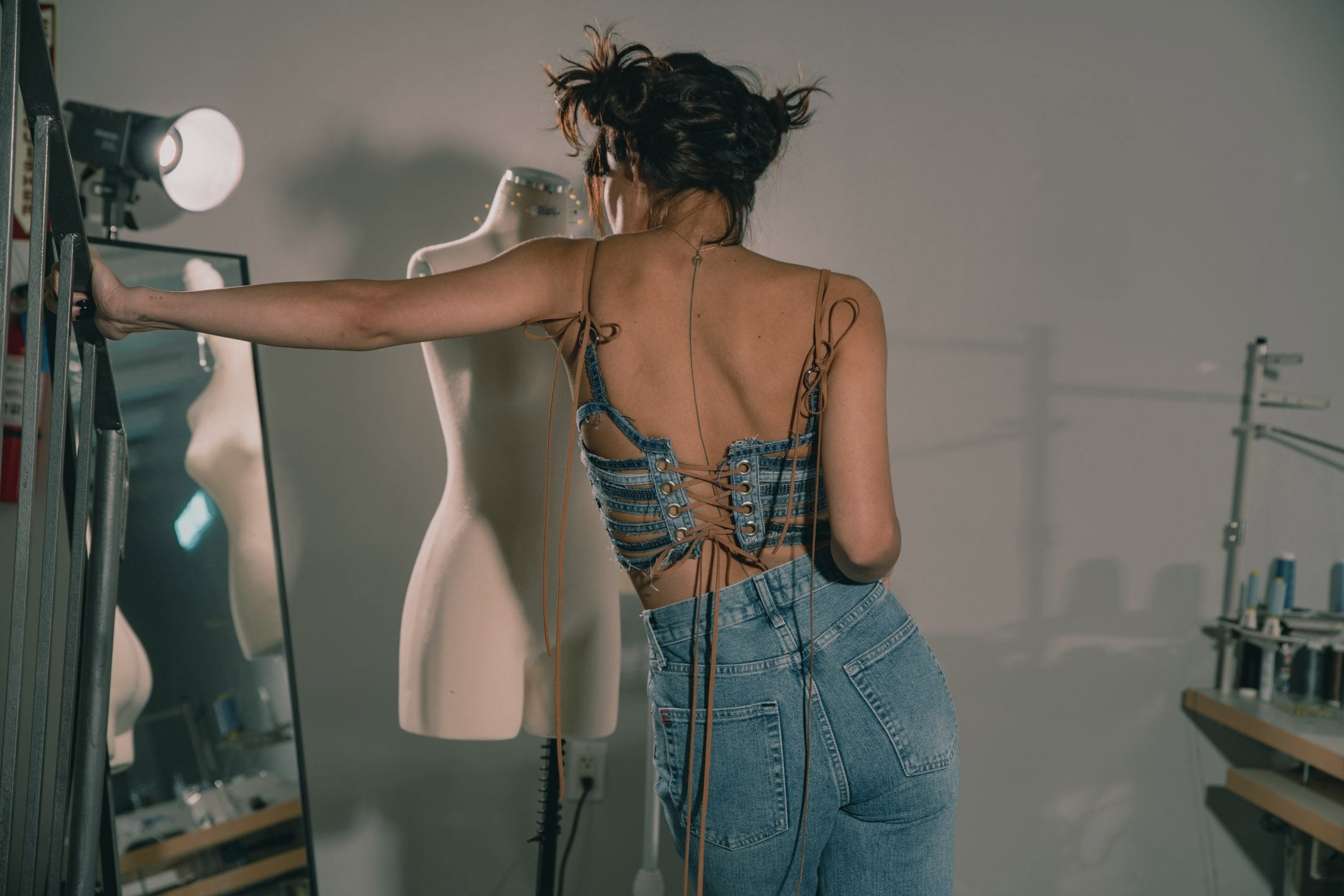 RECYCLED DNM ROYAL CORSET