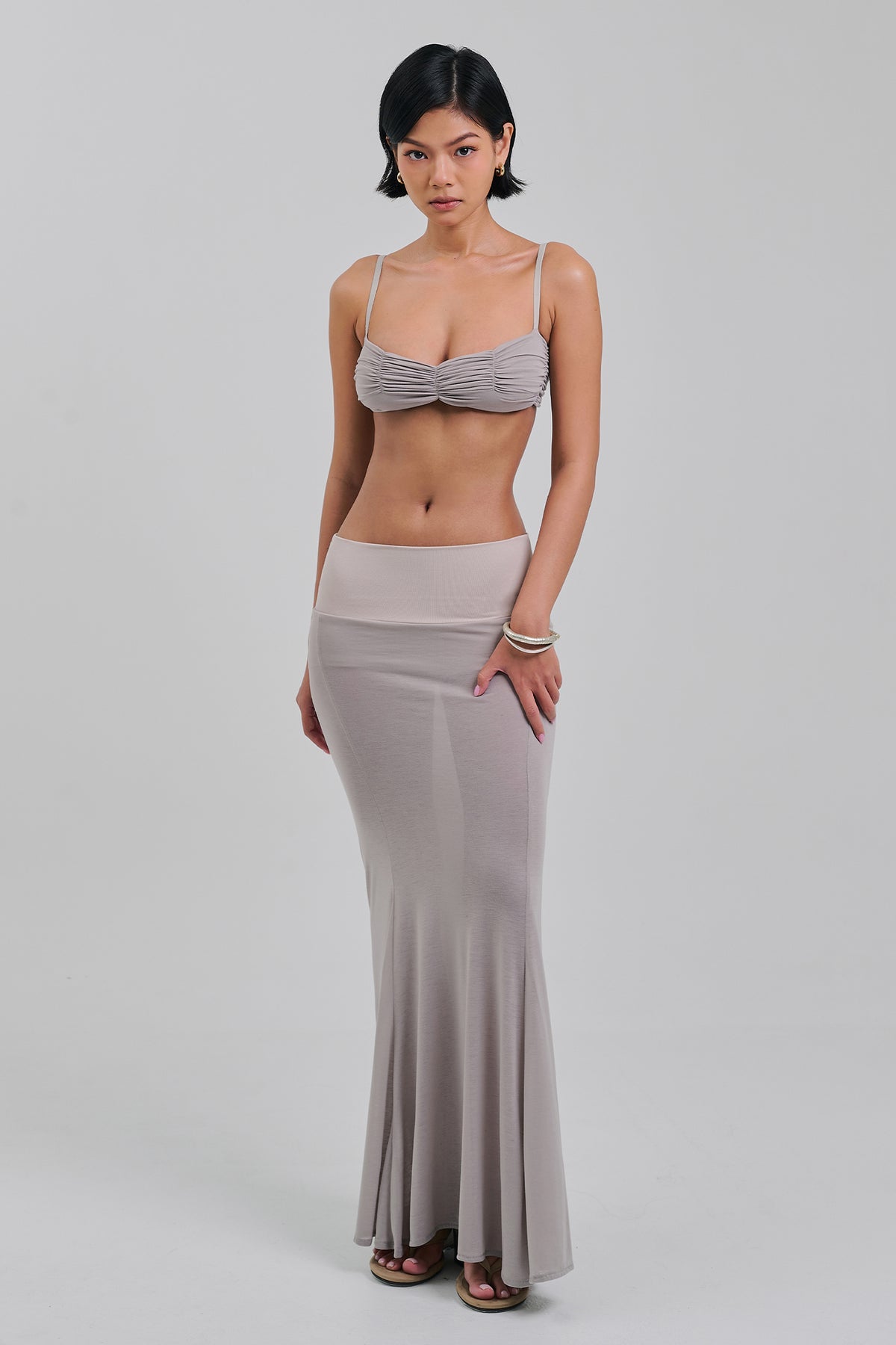 ALTAR MAXI SKIRT PIGEON