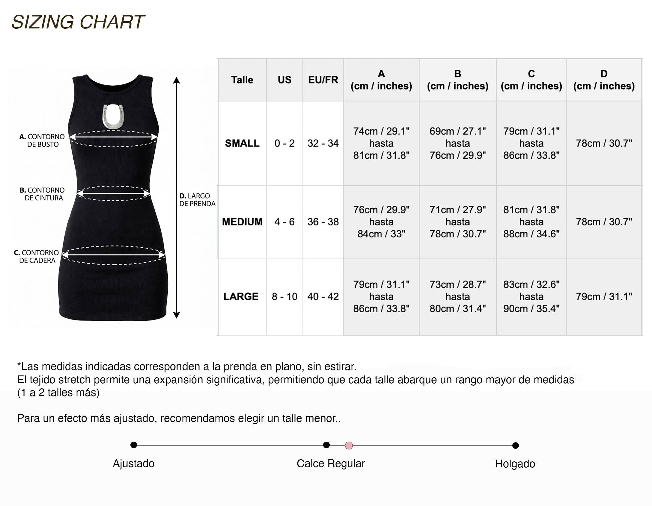 MUSTANG DRESS BLACK
