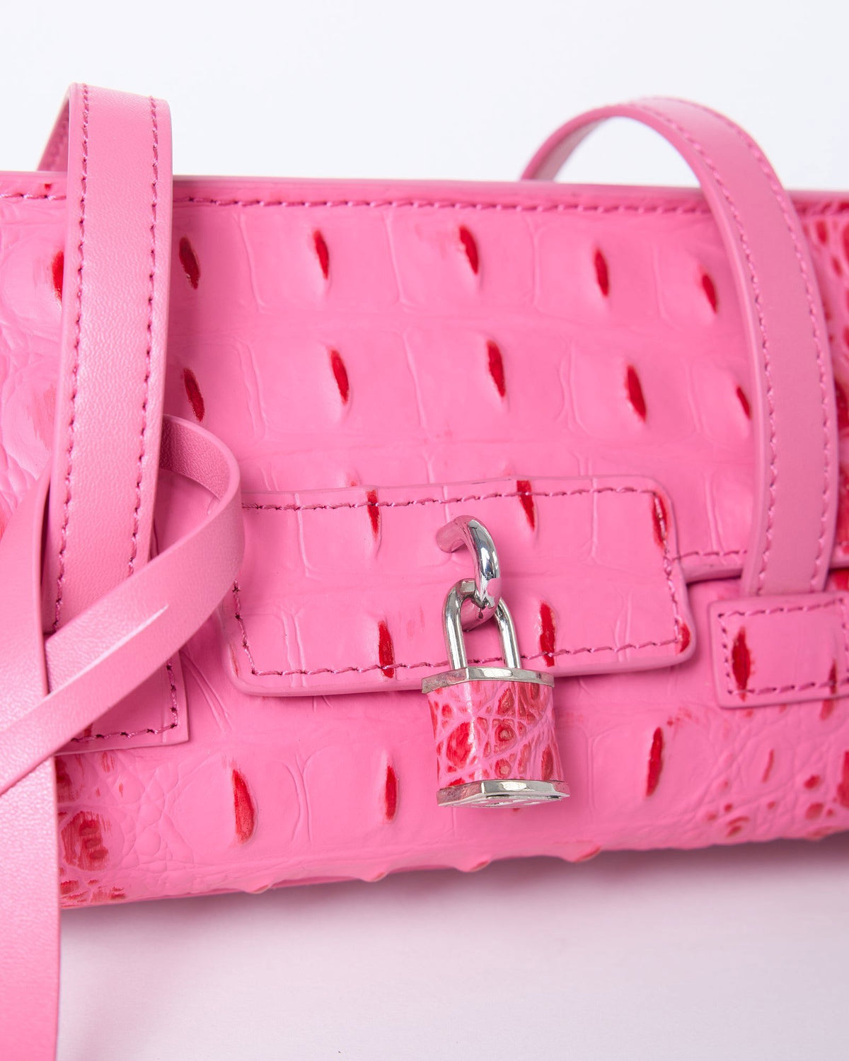 Pink Ombre Croc Tokyo Bag