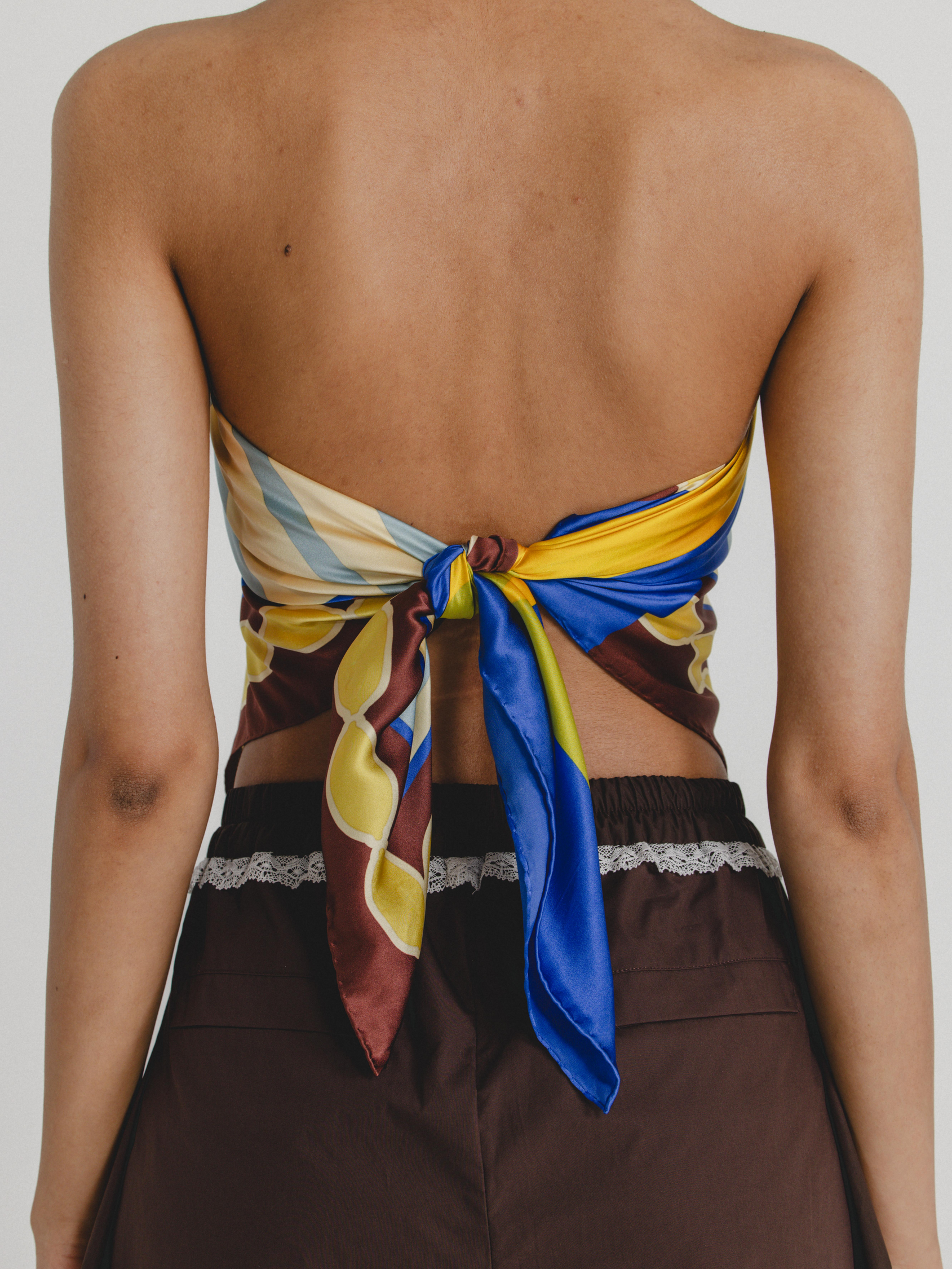 Large Silk Scarf 'Deli Chic'