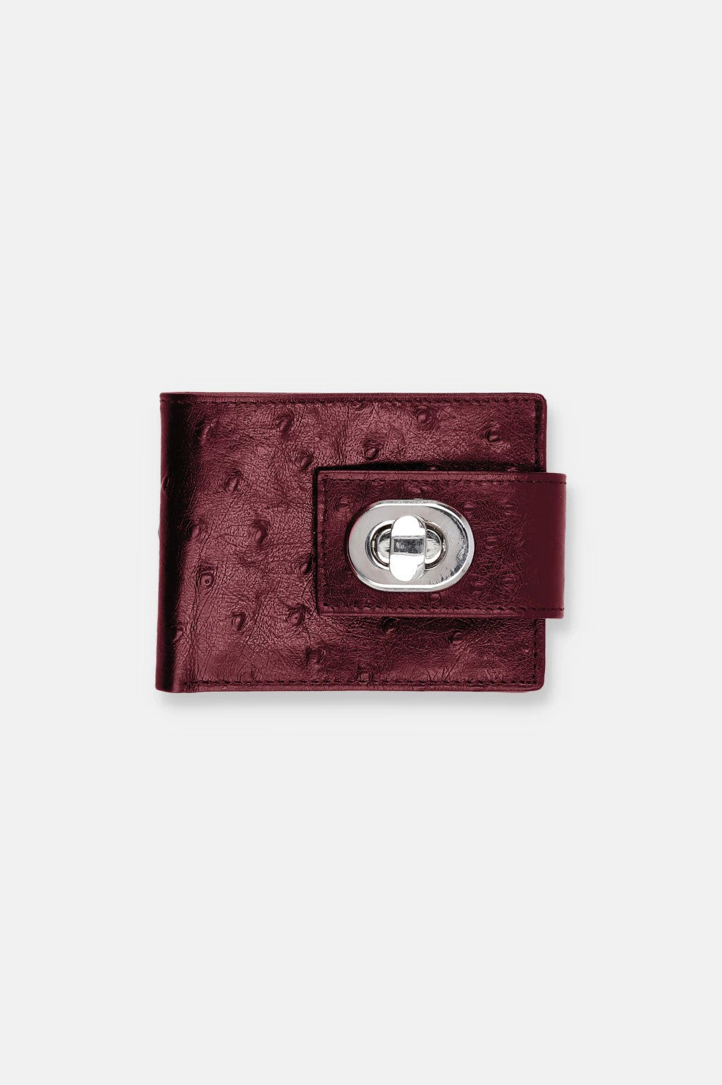 Wallet Karel Ostrich – Burgundy