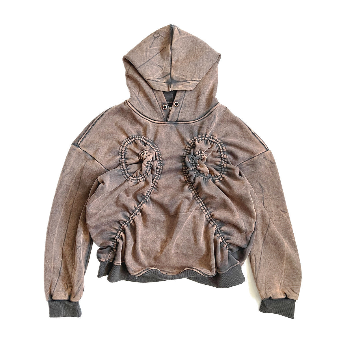 Acid Wash Swirl Hoodie