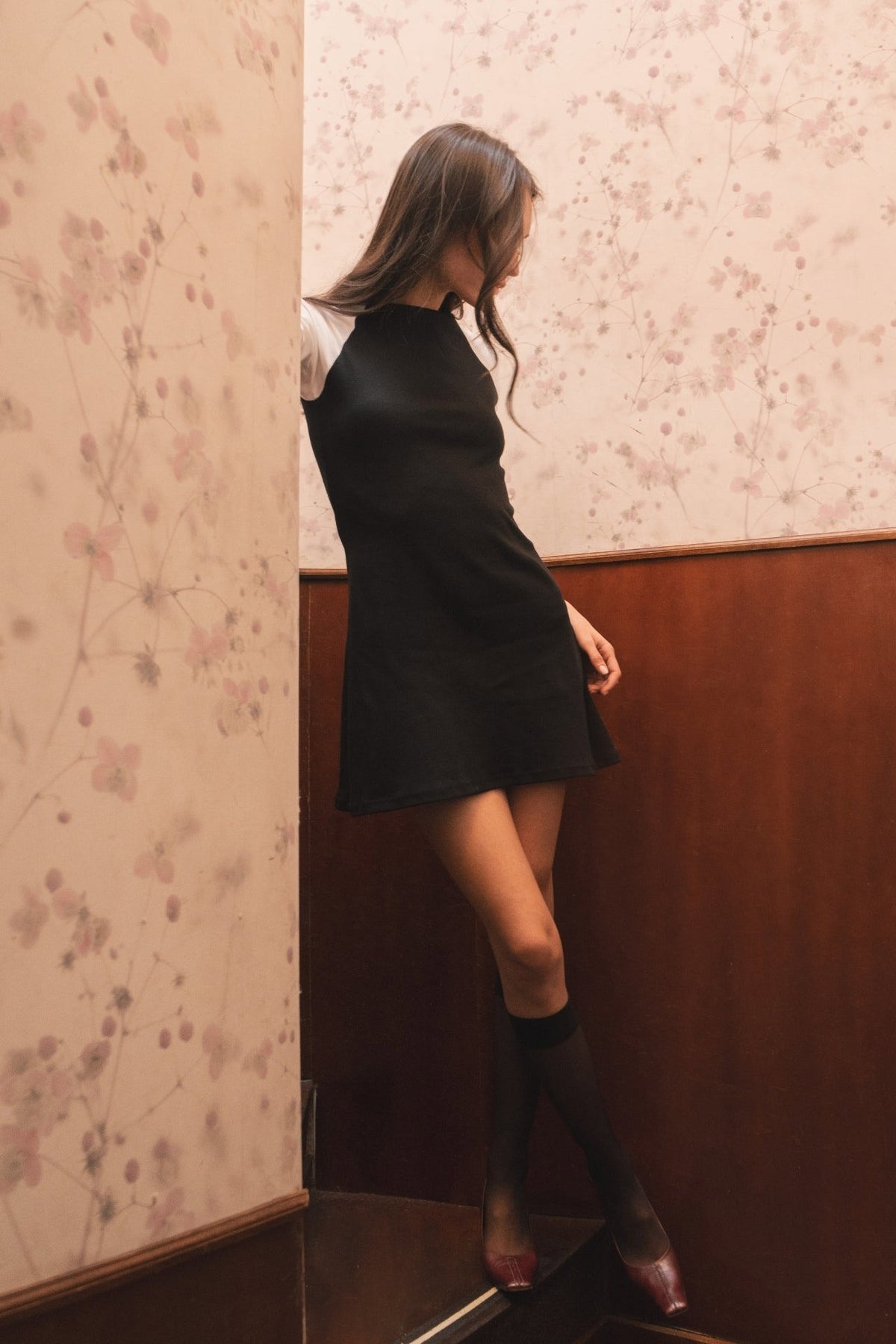 The 3/4 Sleeve Raglan Mini Dress