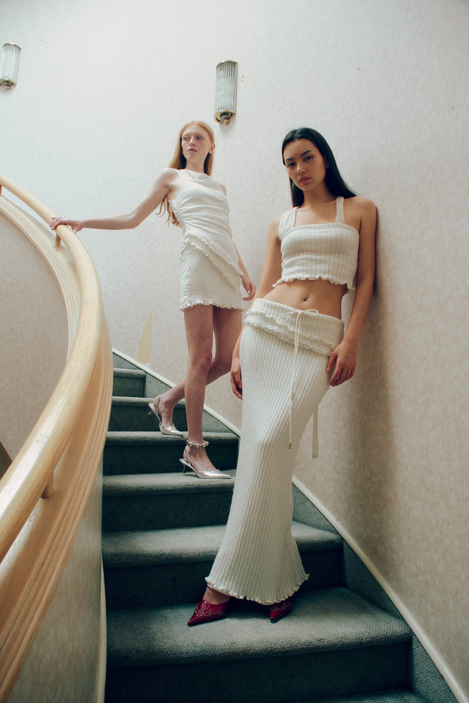 Milky Knit Long Skirt