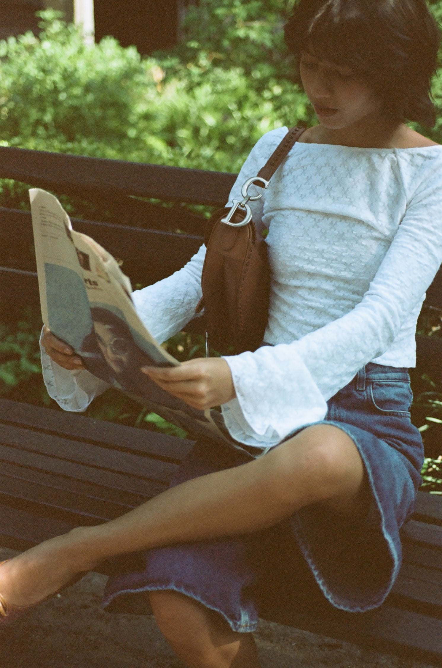 The Jane Top in White Lace