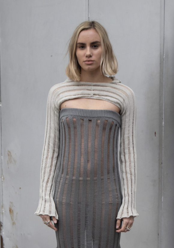 Toshima Hood Knit Sleeves