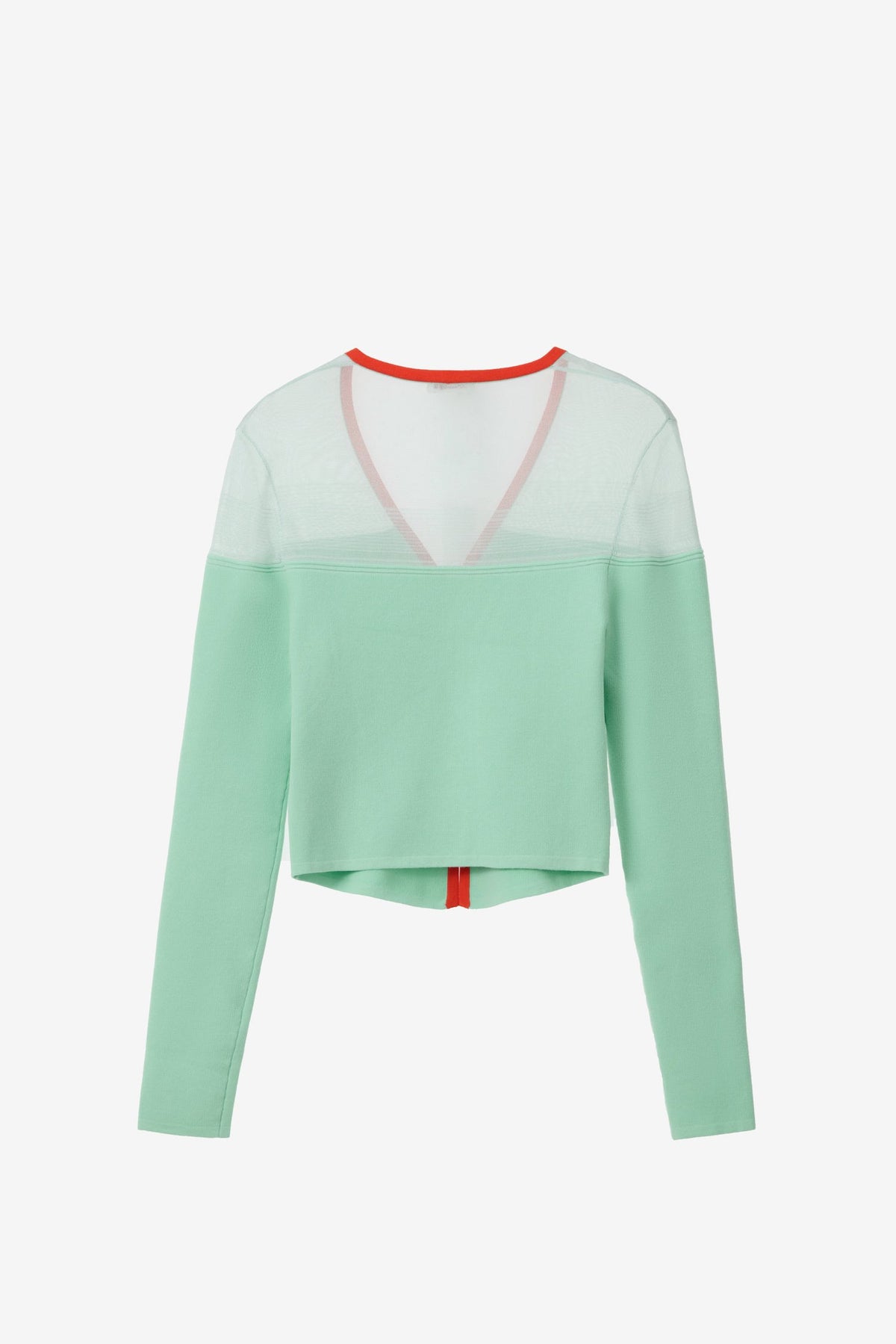 The Whisper Semi-Sheer Cardigan in Mint