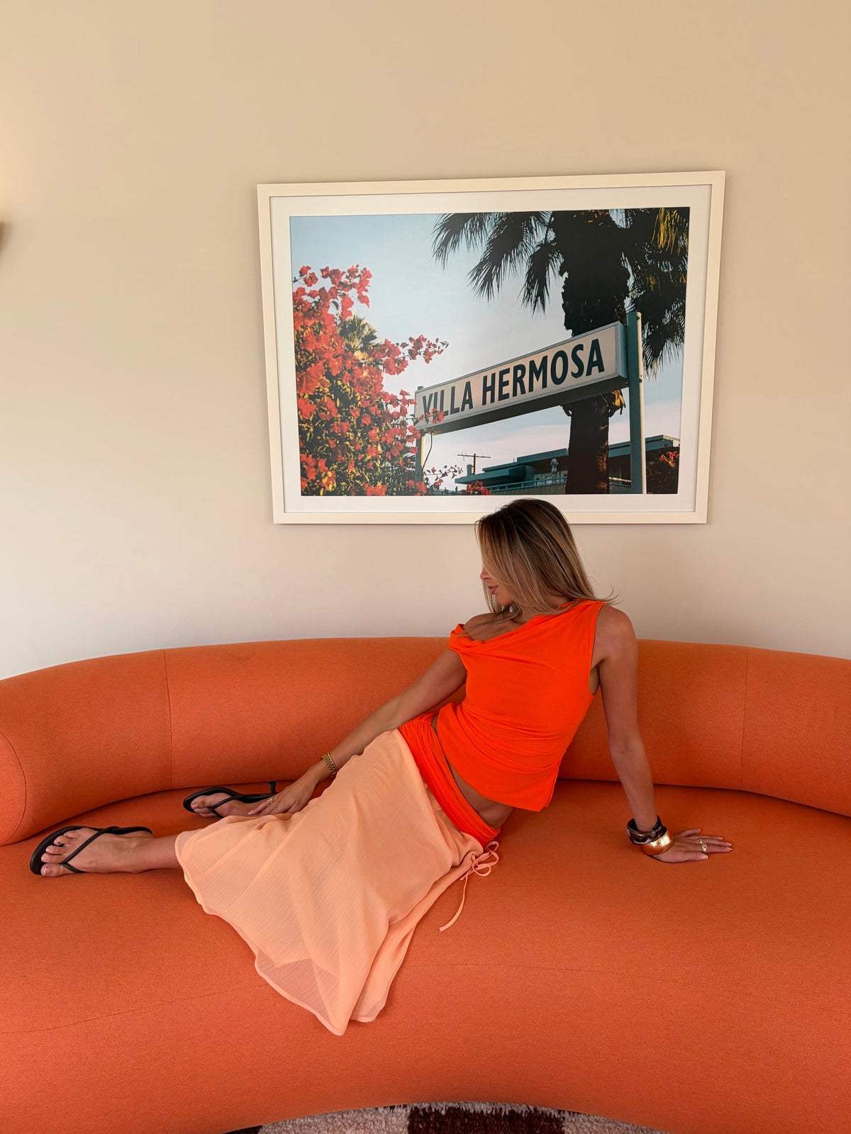 PROVENCE ORANGÉ SKIRT