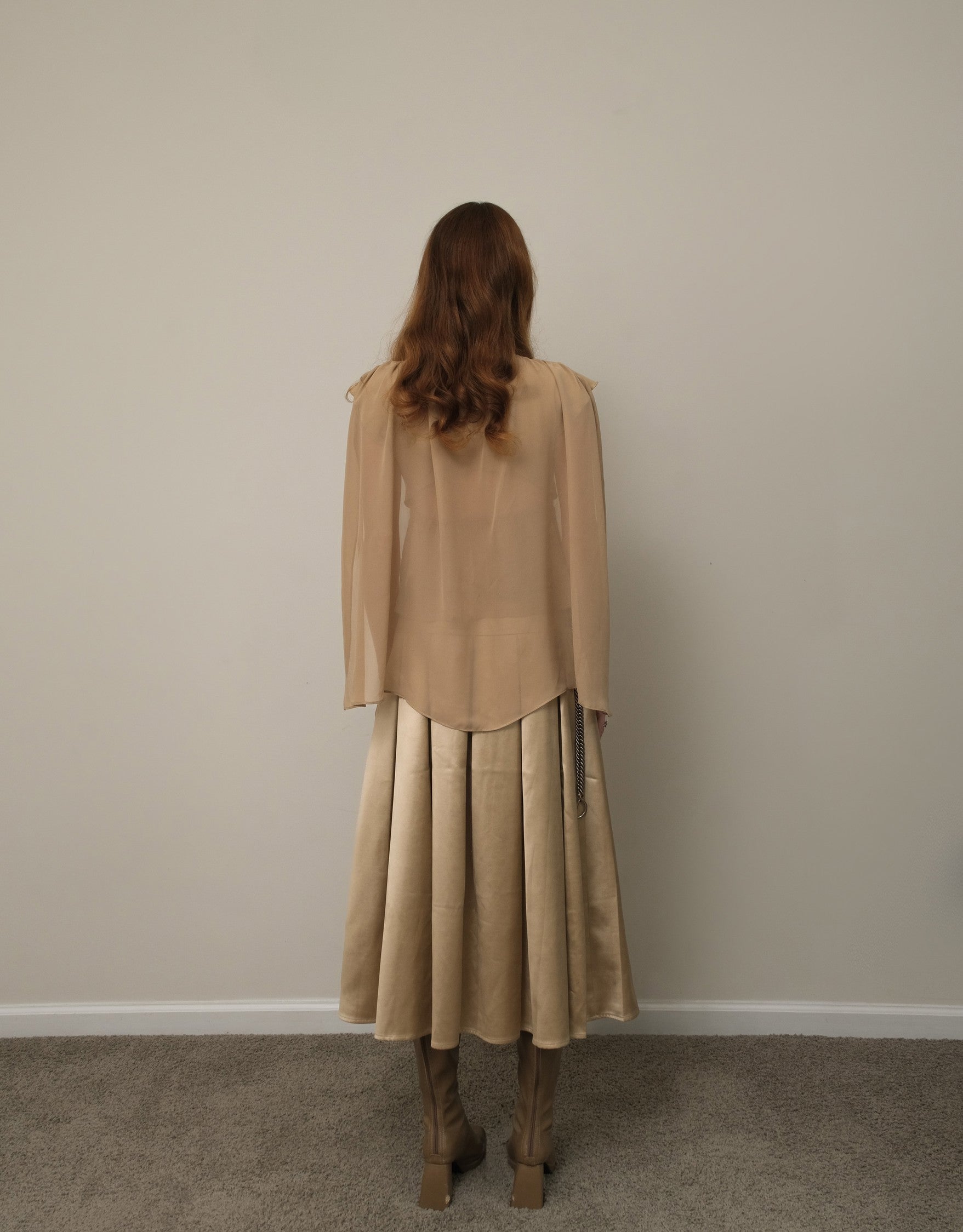 MYTHROSIA PLEATED SKIRT